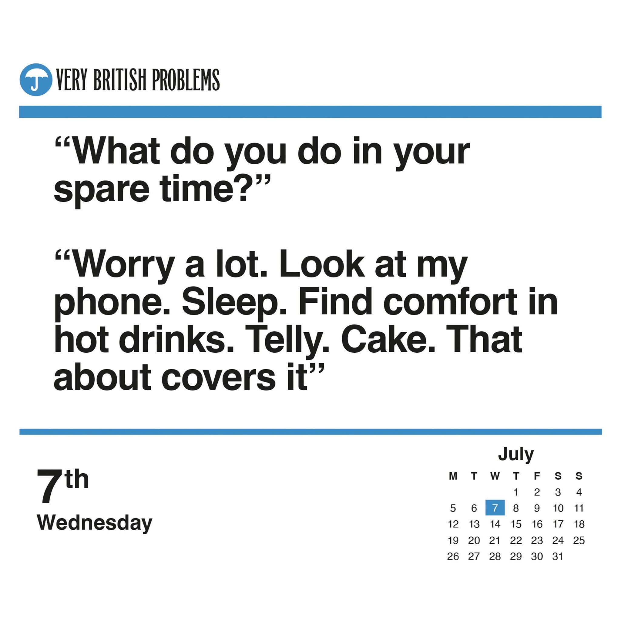 Very British Problems 2027 Box Calendar