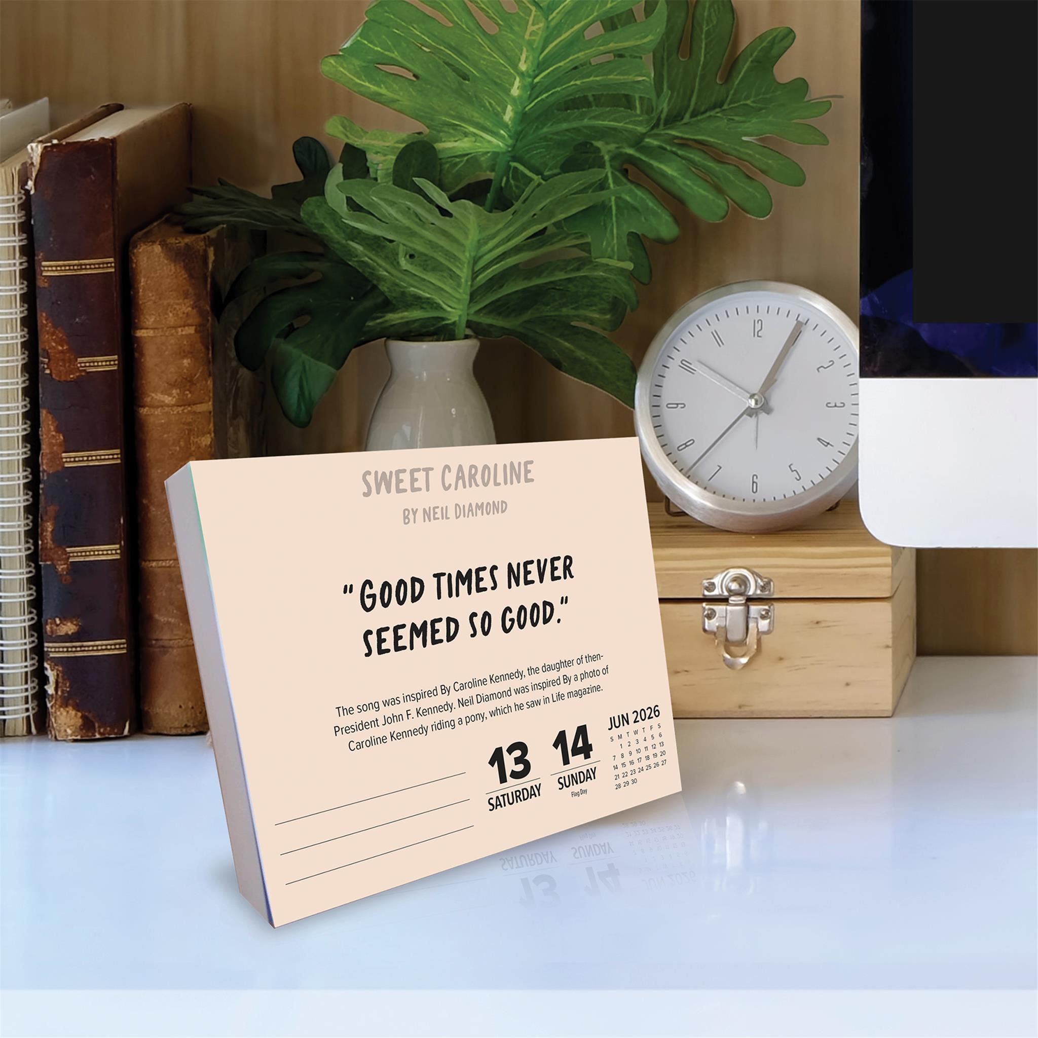 Lyrics To Live By 2026 Box Calendar - Online Only