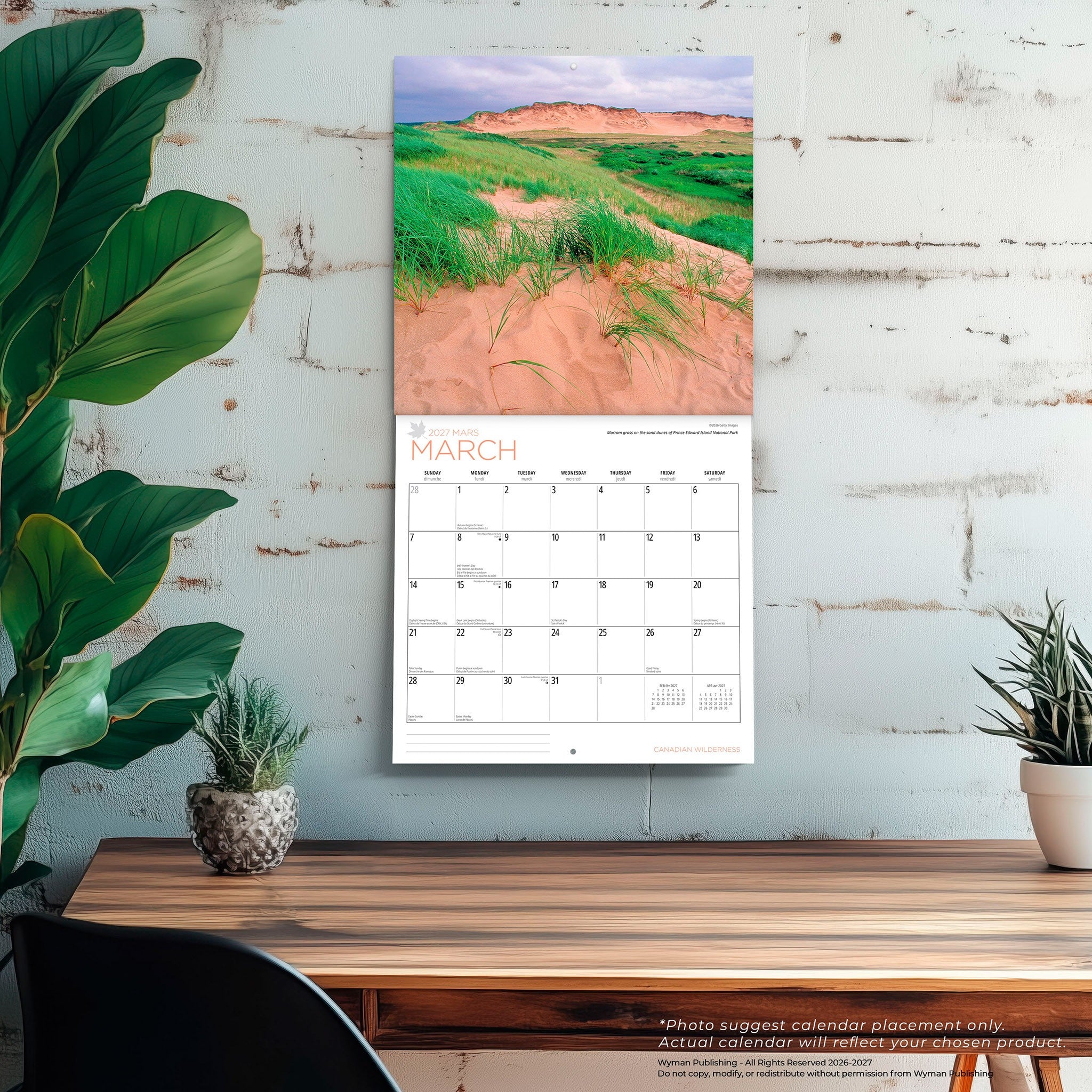 Canadian Wilderness 2027 Wall Calendar - Online Only