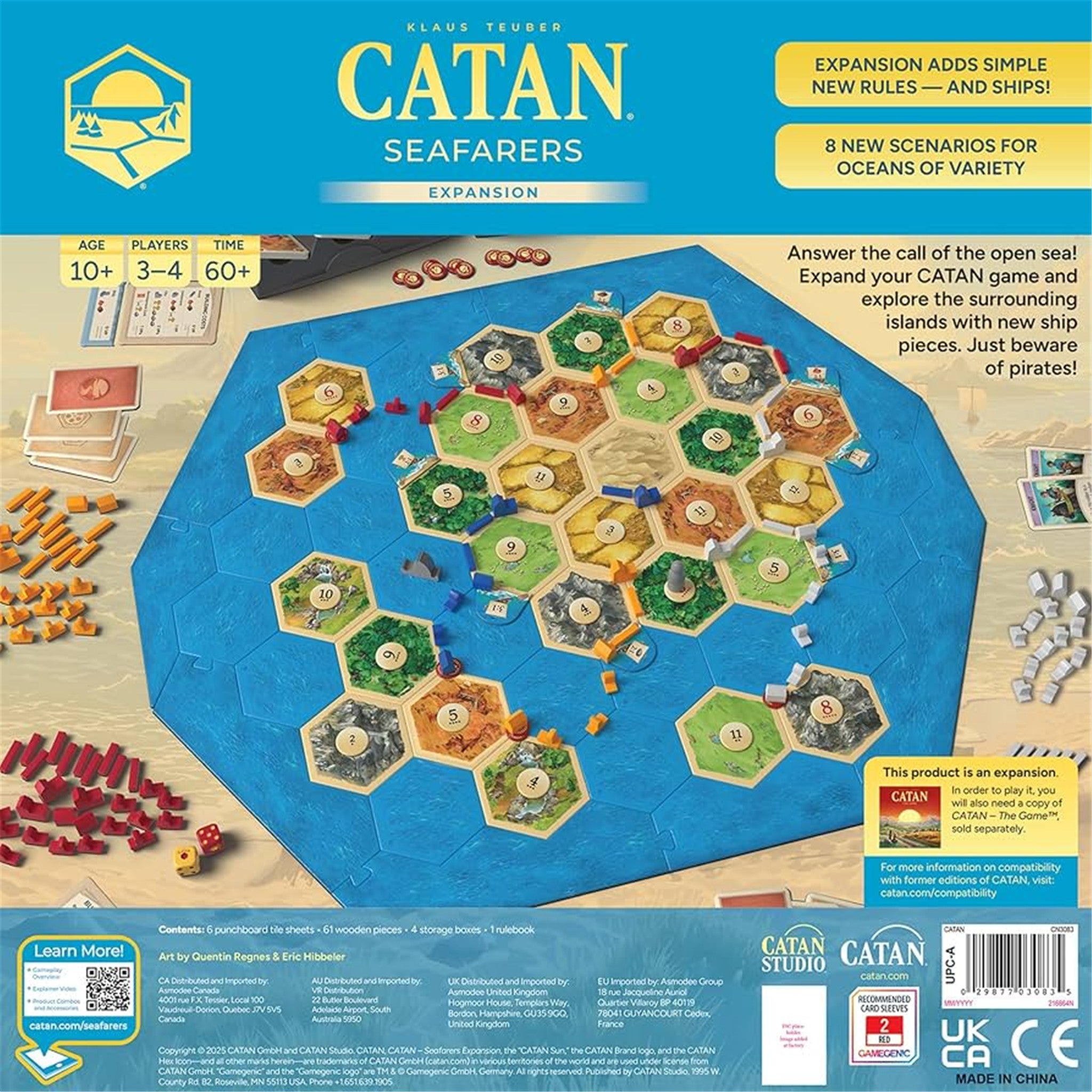 CATAN Expansion: Seafarers - 6th Edition