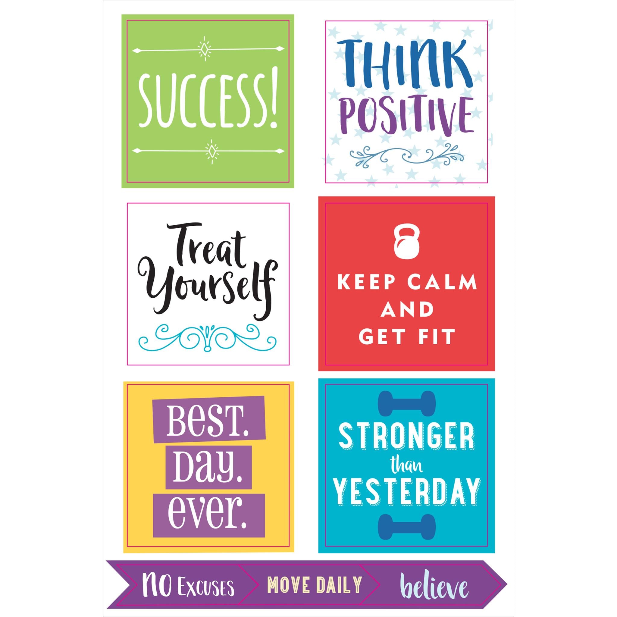 Health and Fitness Planner Stickers