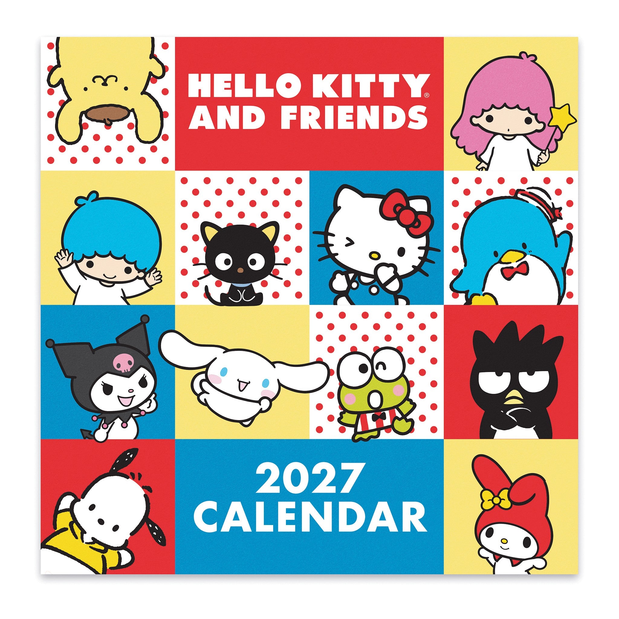 Hello Kitty and Friends Retro 2027 Wall Calendar