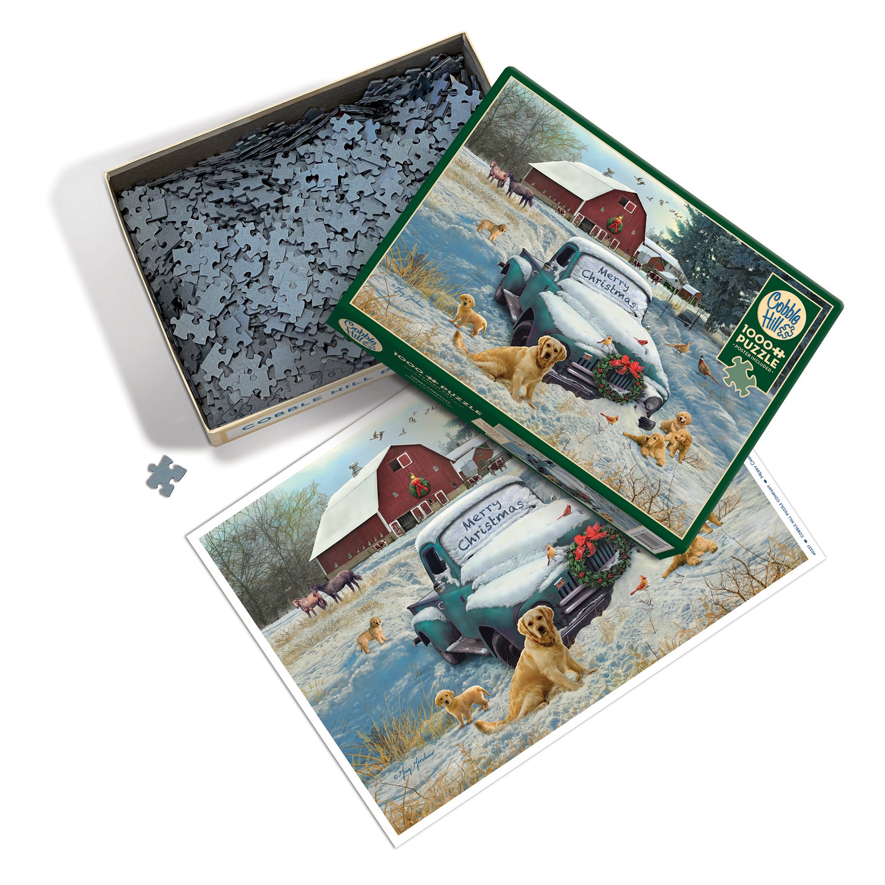 Merry Christmas Exclusive 1000 Piece Puzzle