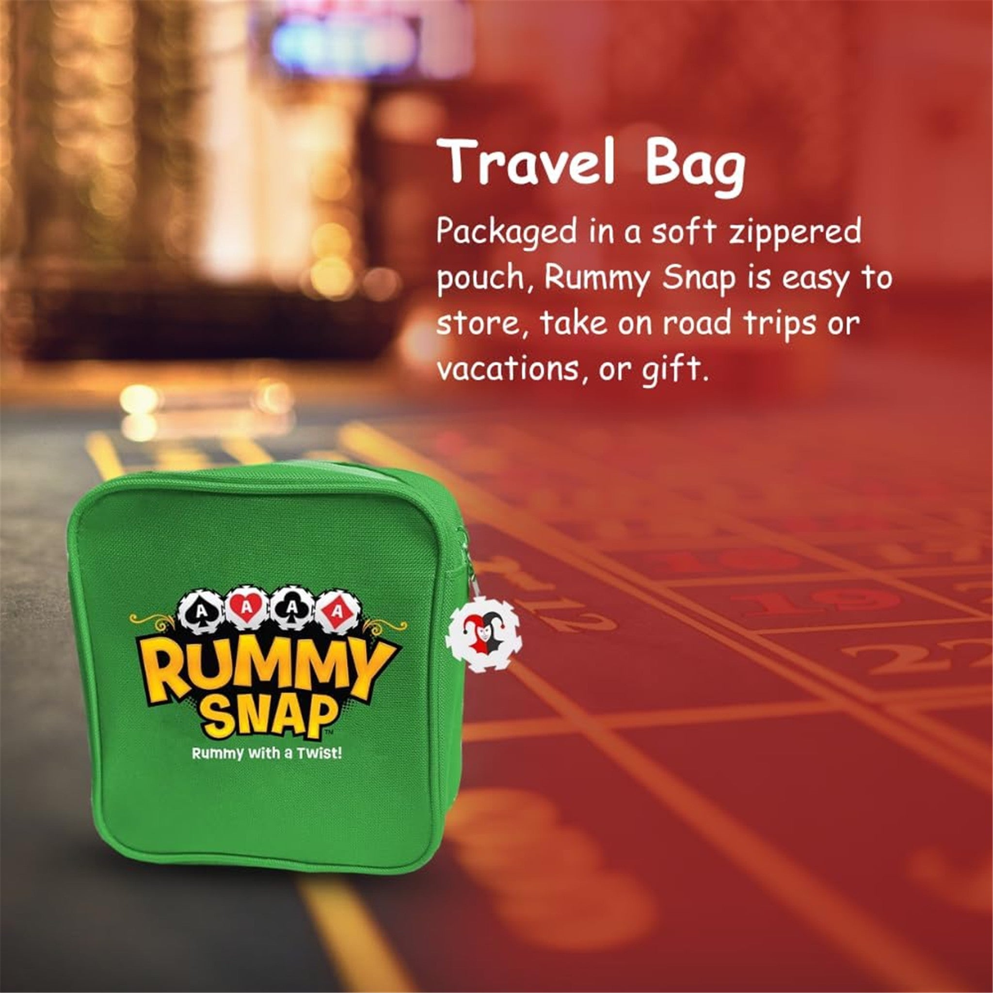 Rummy Snap Canvas Pouch