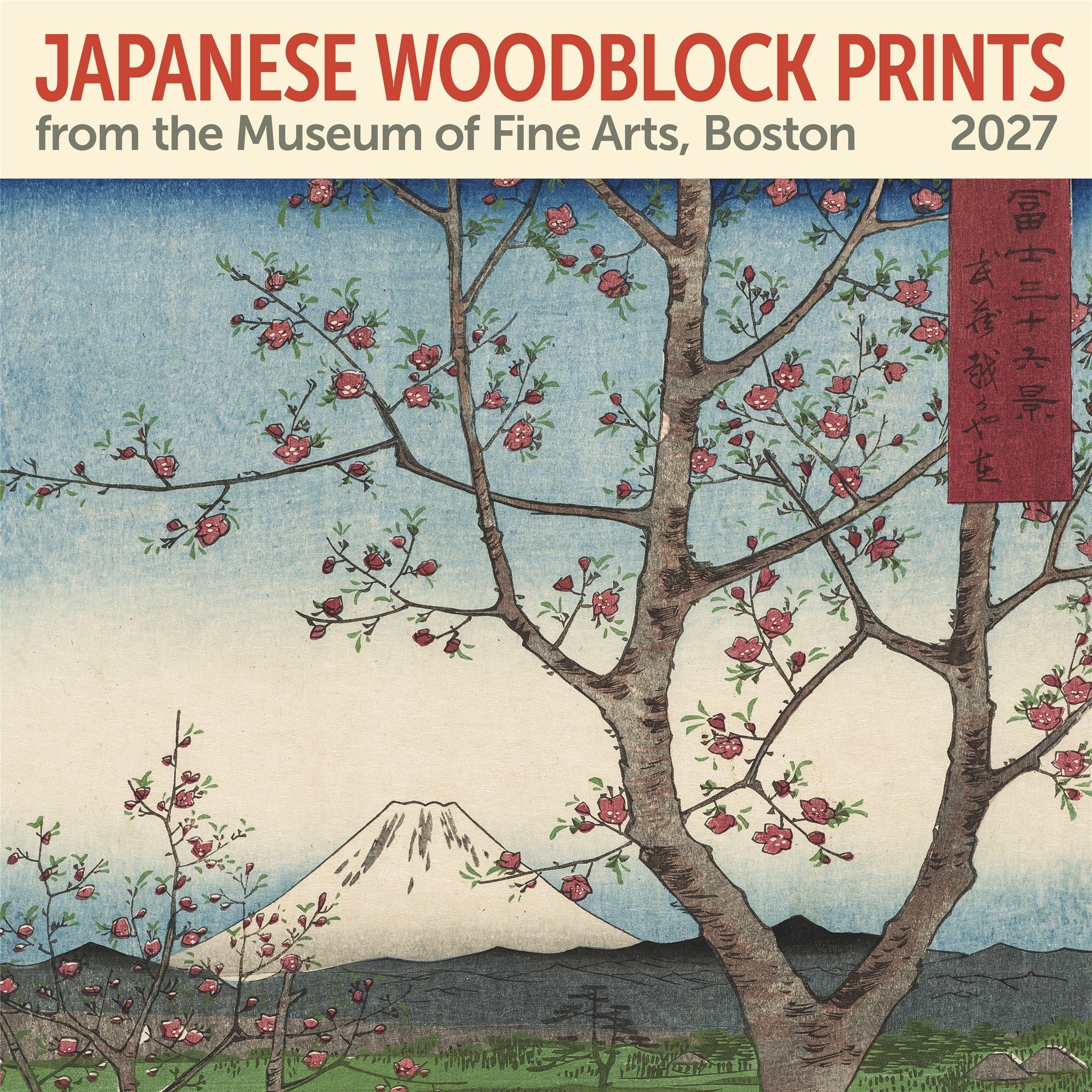 Japanese Woodblocks MFA Boston 2027 Wall Calendar