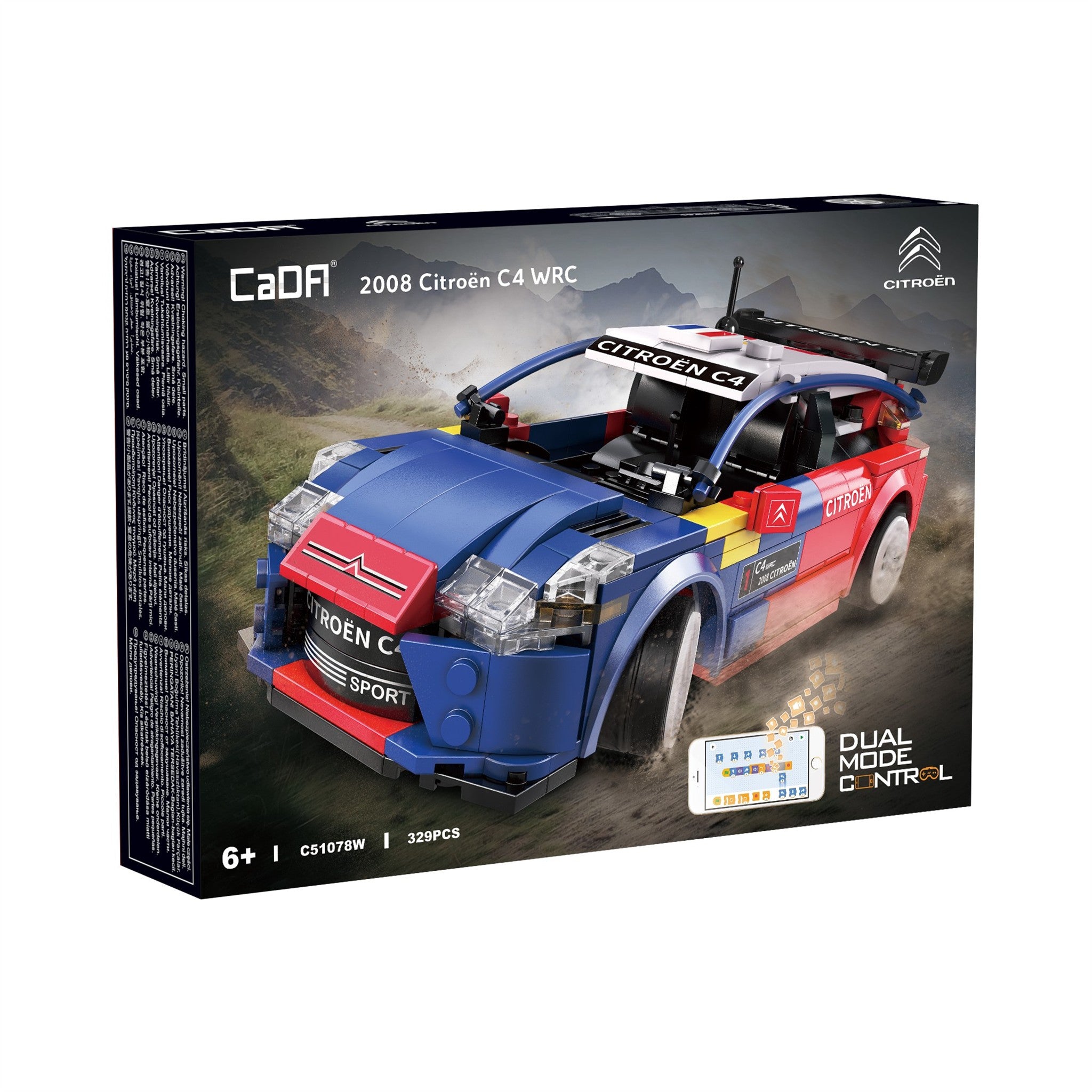 2008 Citroen C4 WRC 329 Pieces with Remote Control