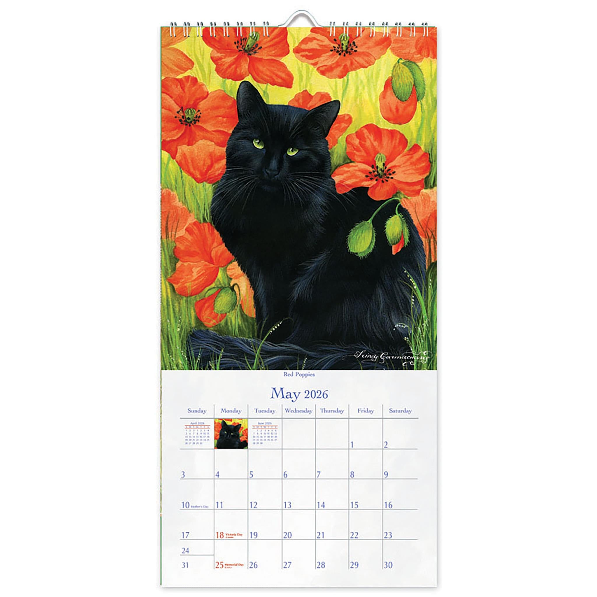 Cat's Meow 2026 Slim Calendar - Online Only