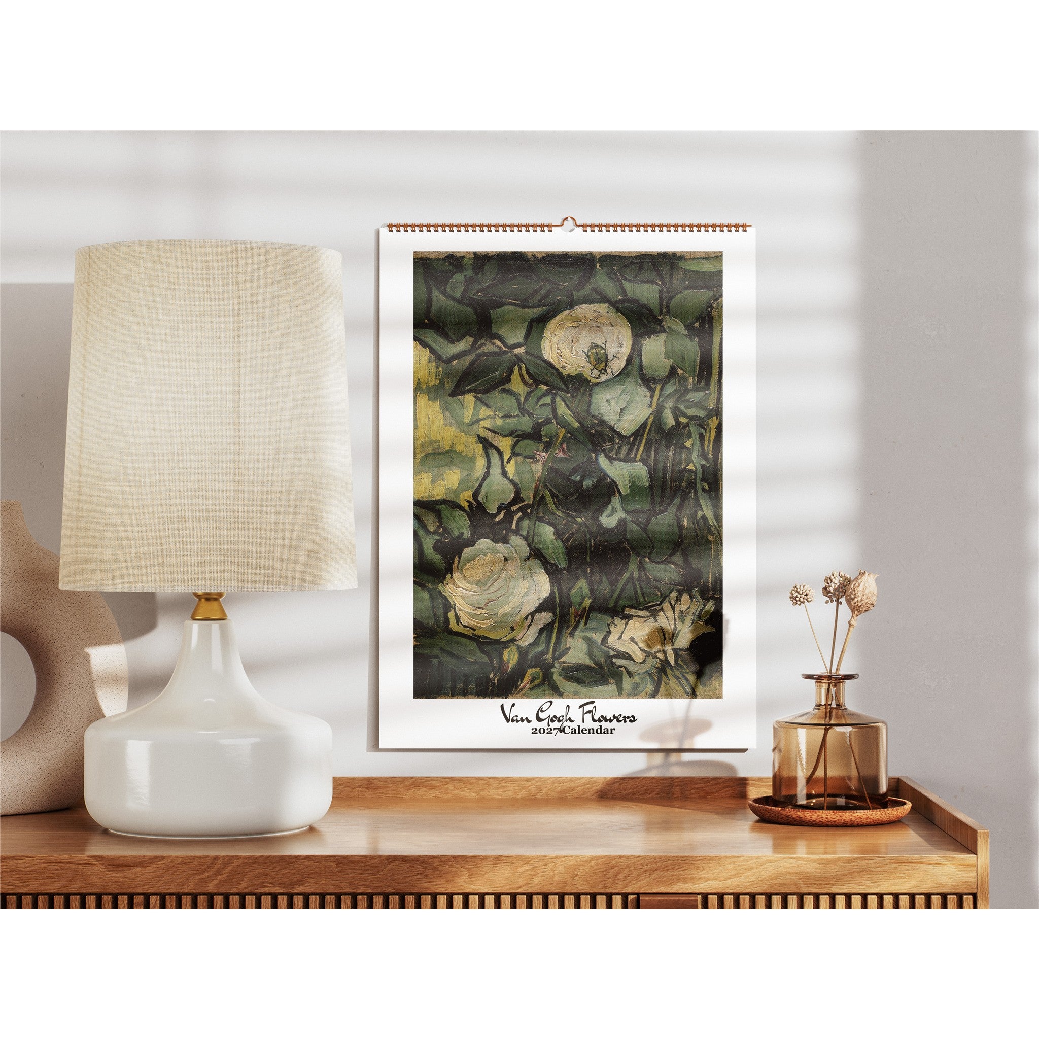 Van Gogh Flowers 2027 Poster Calendar
