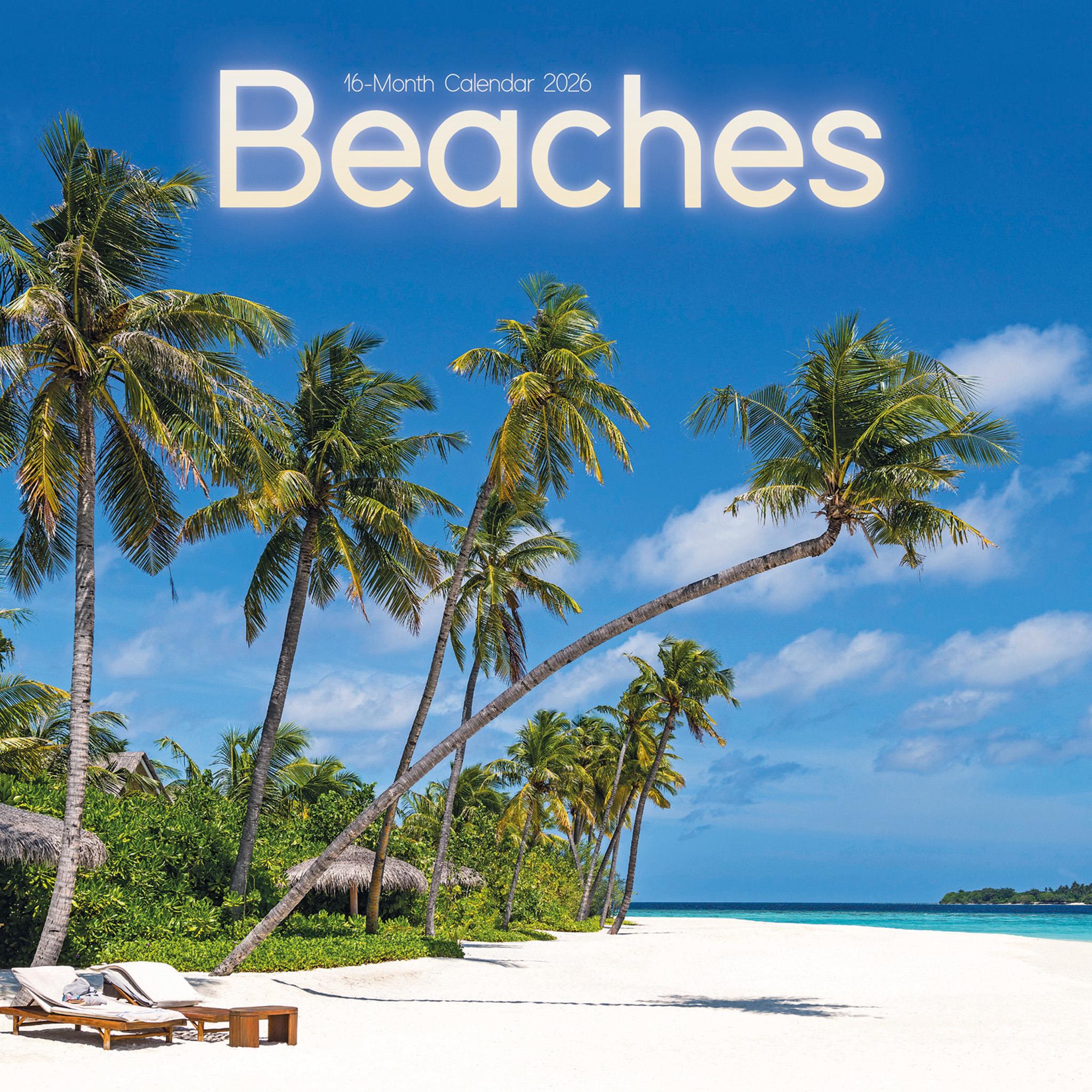 Beaches 2026 Wall Calendar