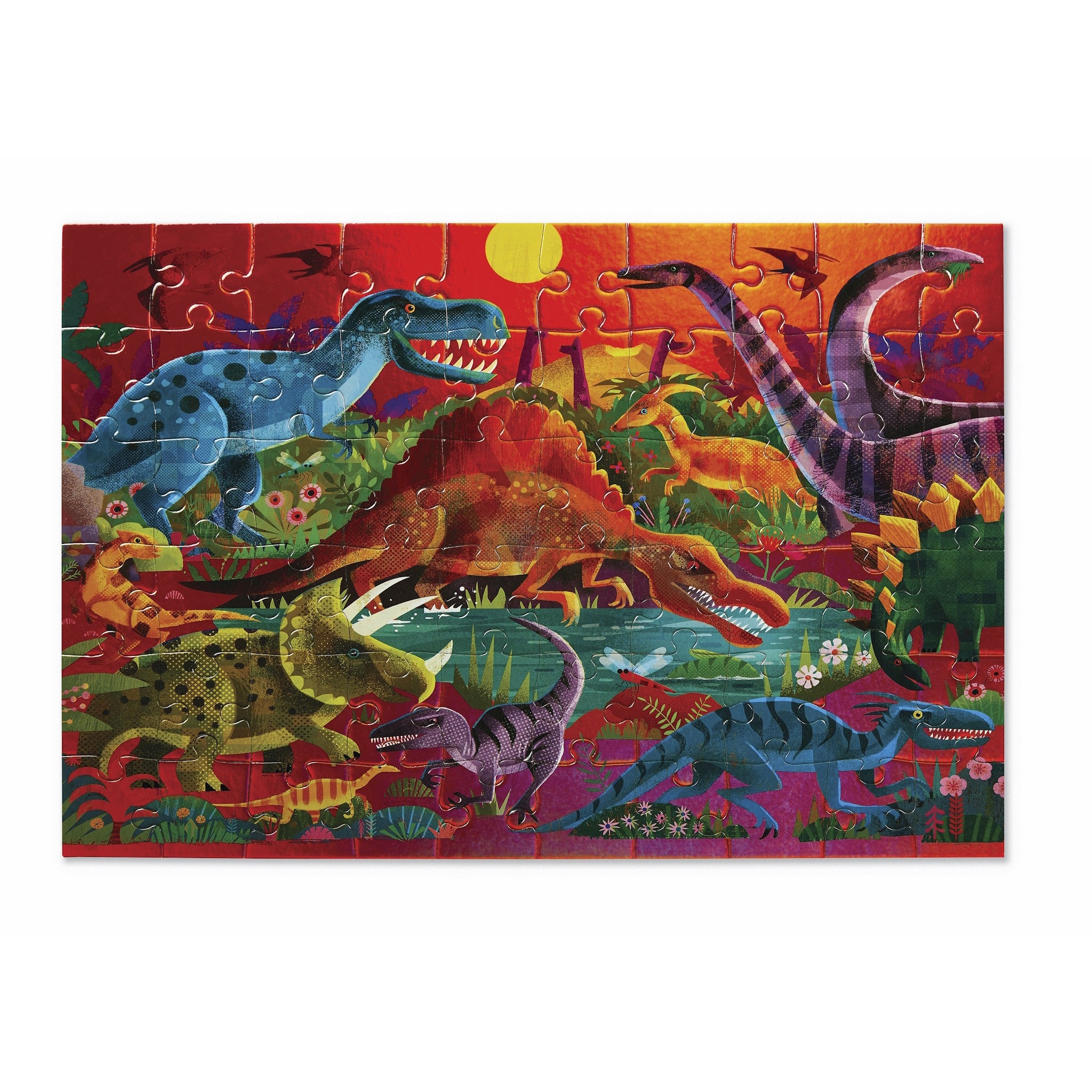 Dazzling Dinosaurs Holographic 60 Piece Puzzle