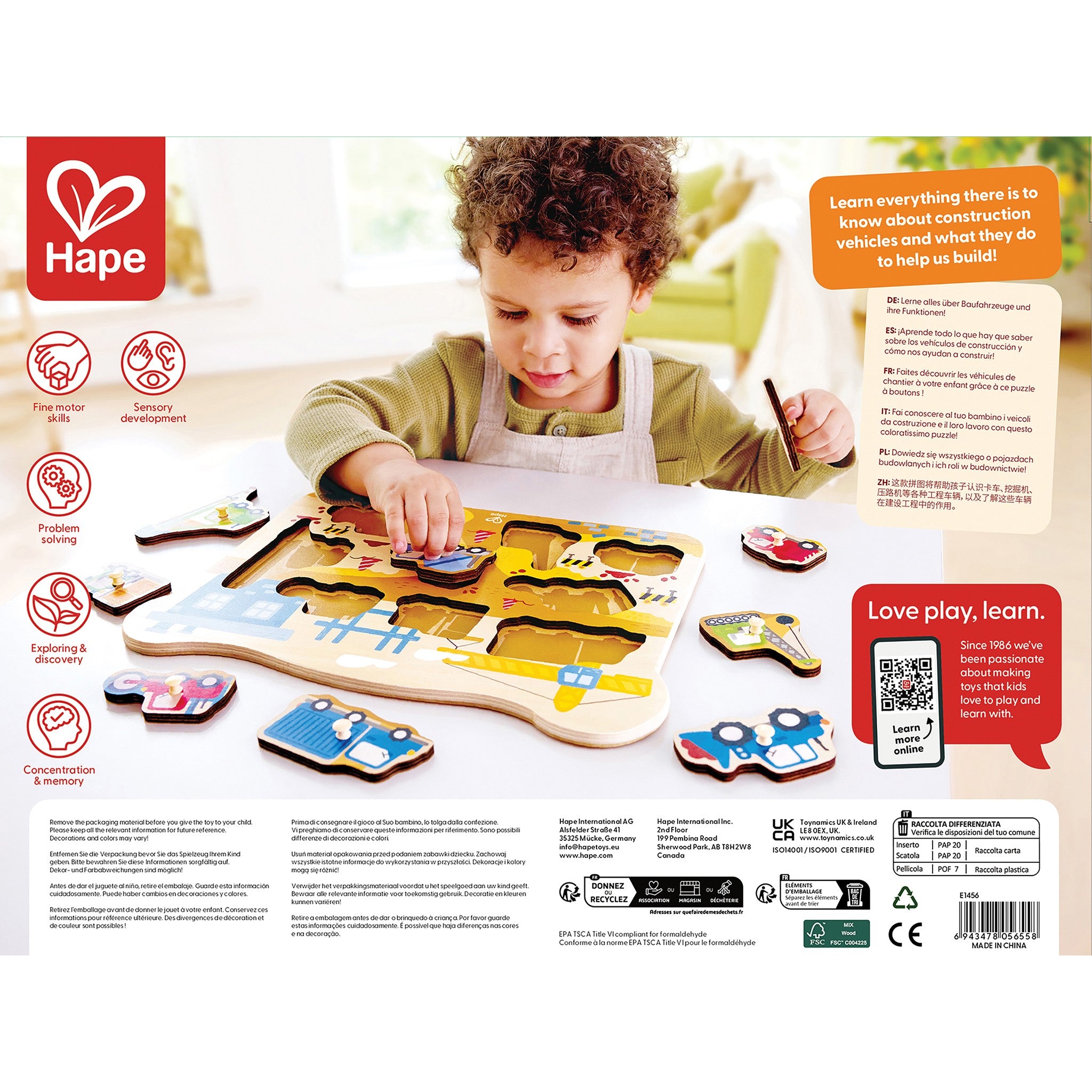 Construction Peg Puzzle