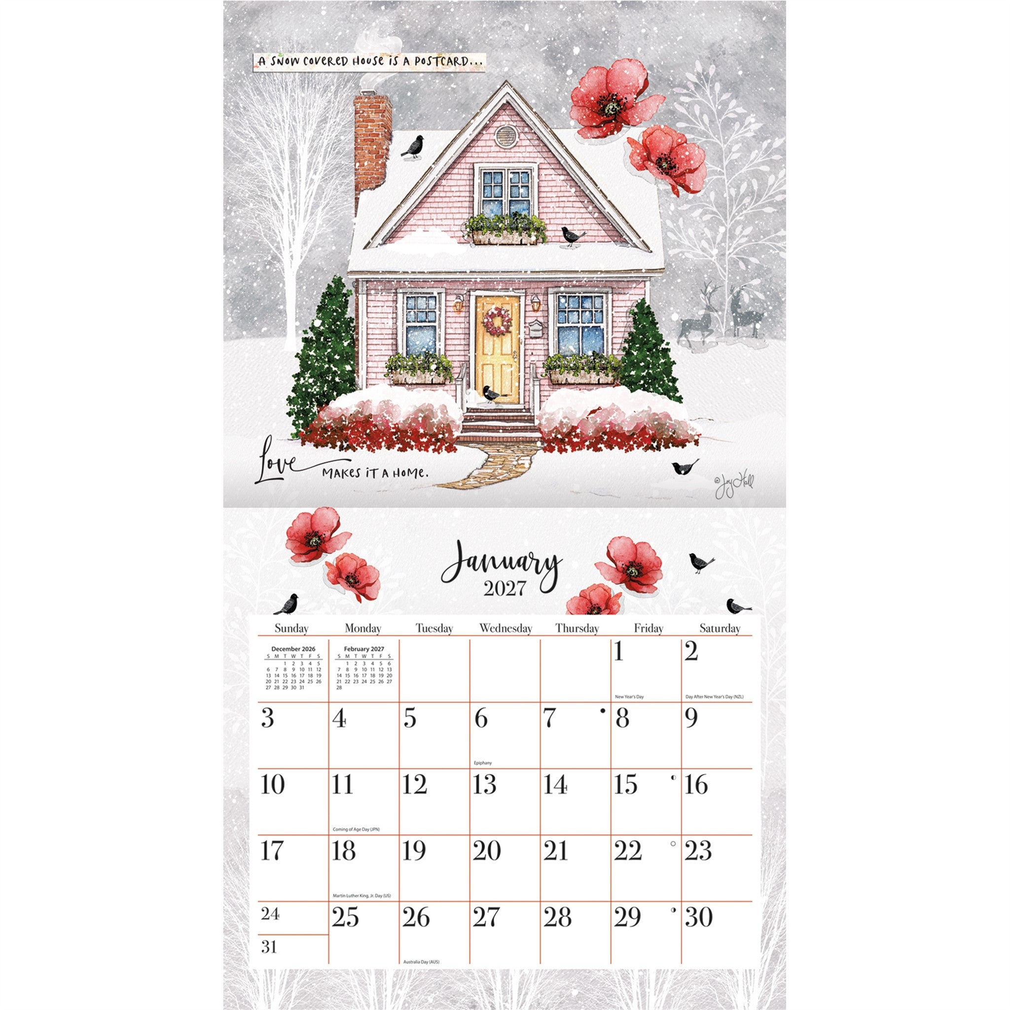 Bless This Home 2027 Wall Calendar - Online Only