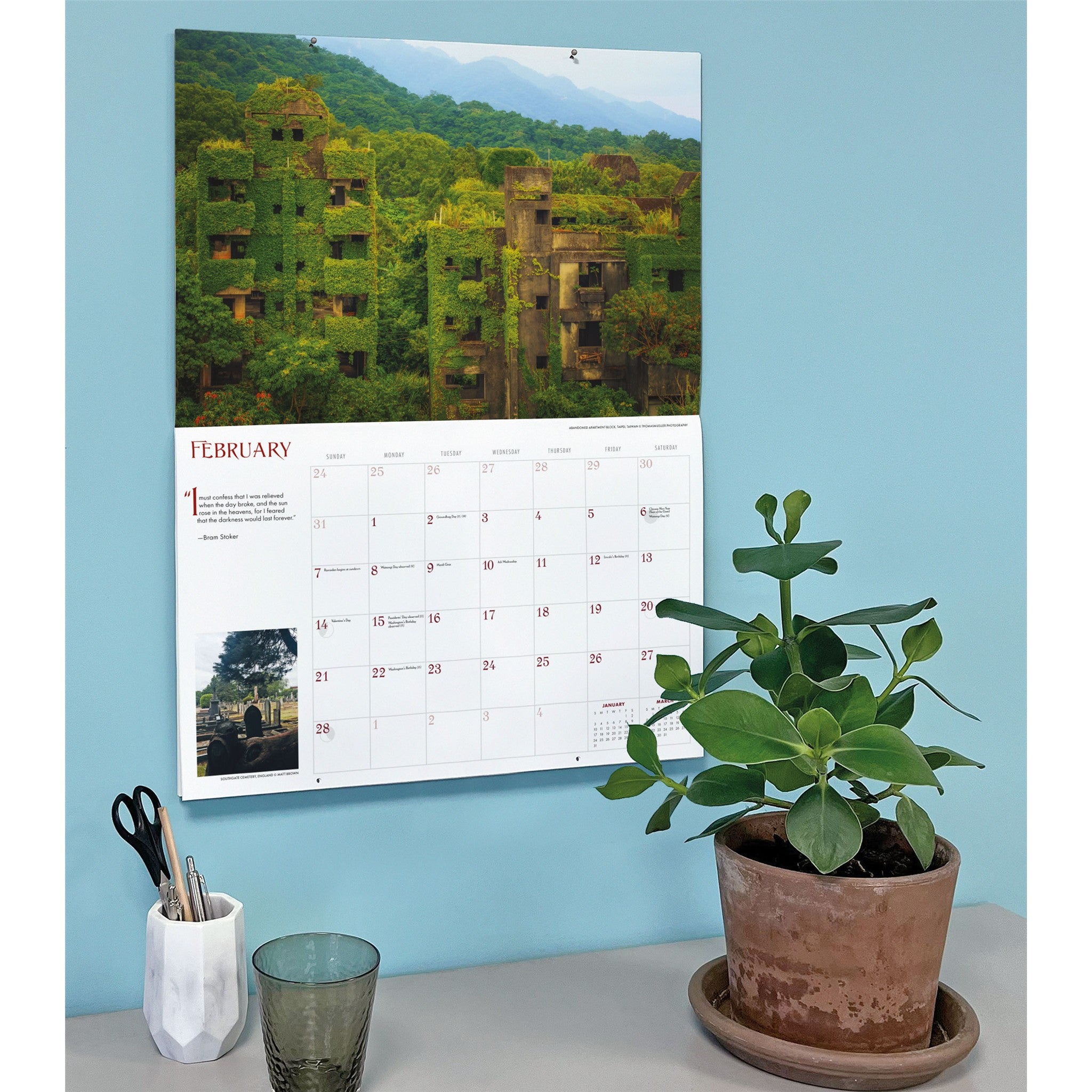 Haunts 2027 Wall Calendar
