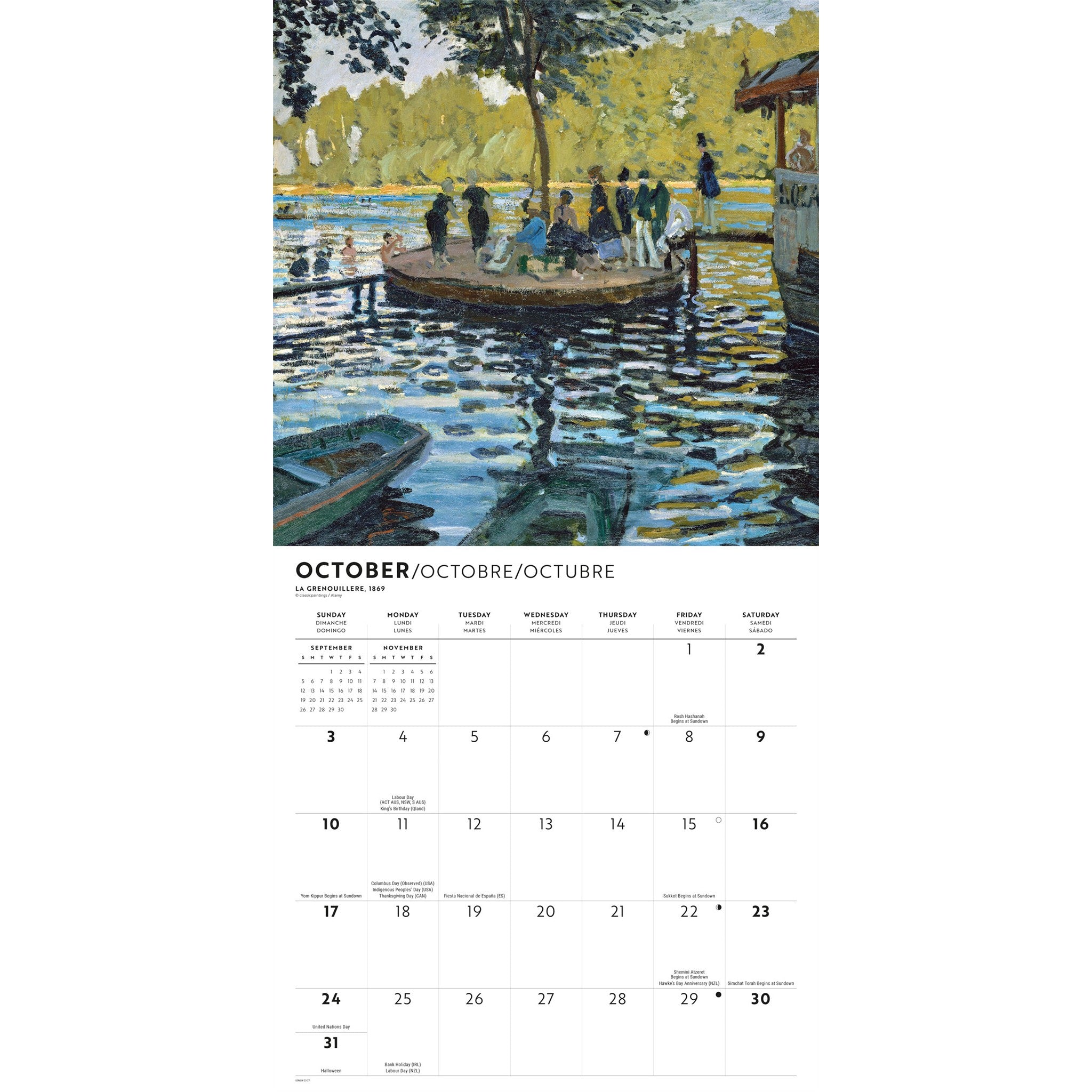 Monet 2027 Wall Calendar