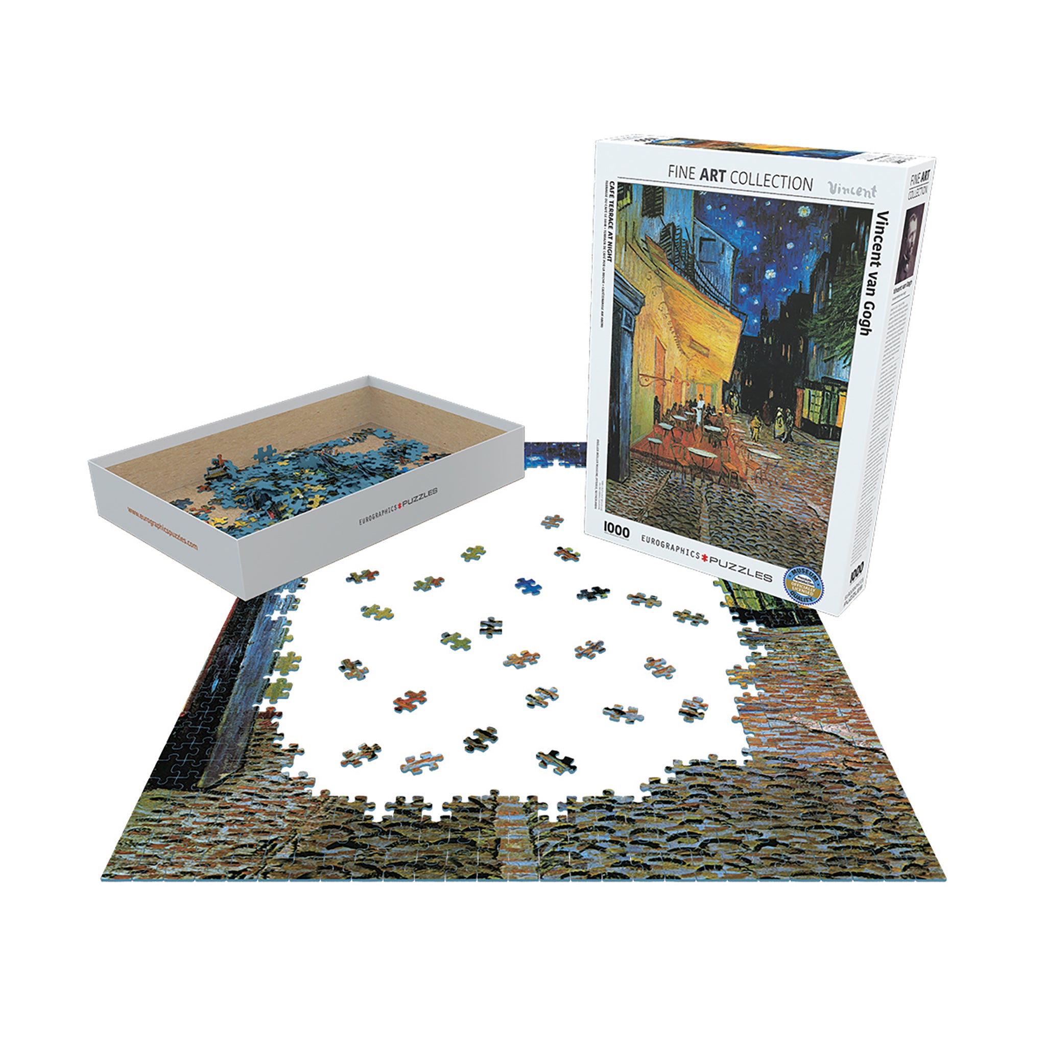 Cafe at Night Puzzle (1000 Piece) by Eurographics 628136621434