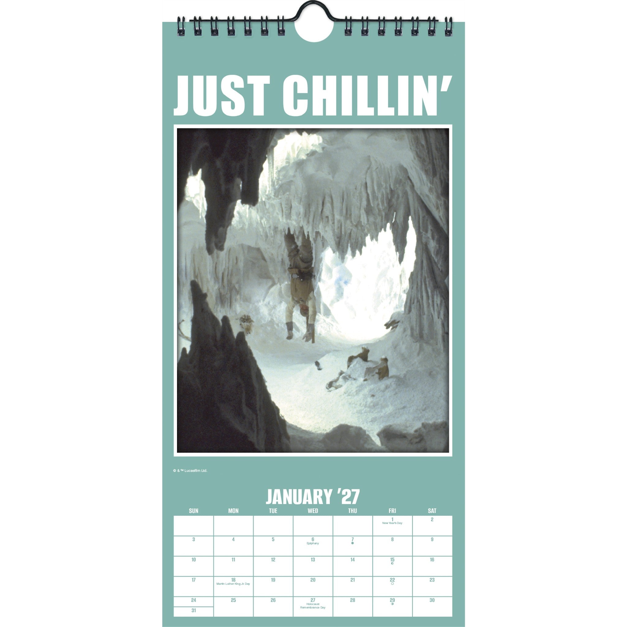 Star Wars 2027 Slim Calendar