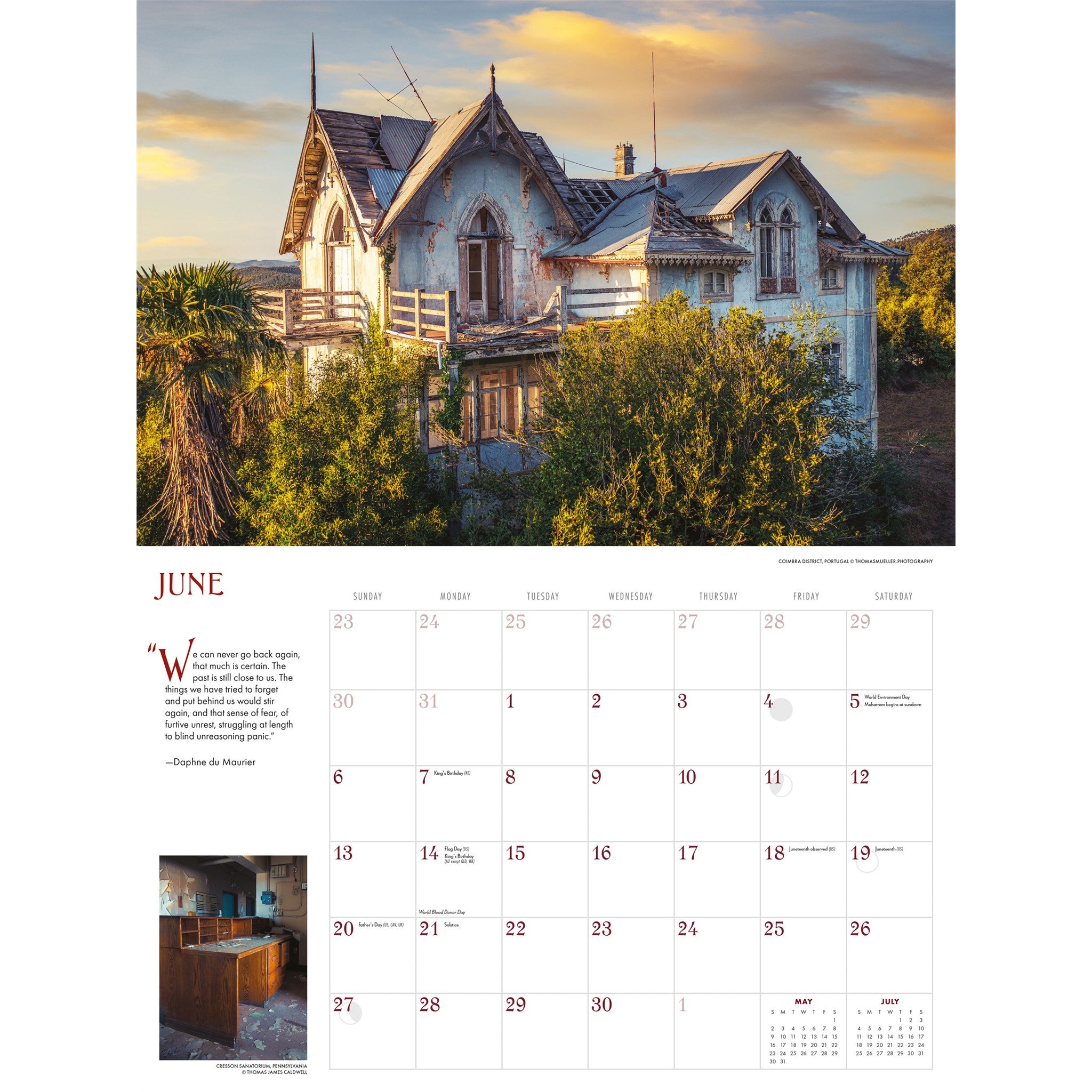 Haunts 2027 Wall Calendar