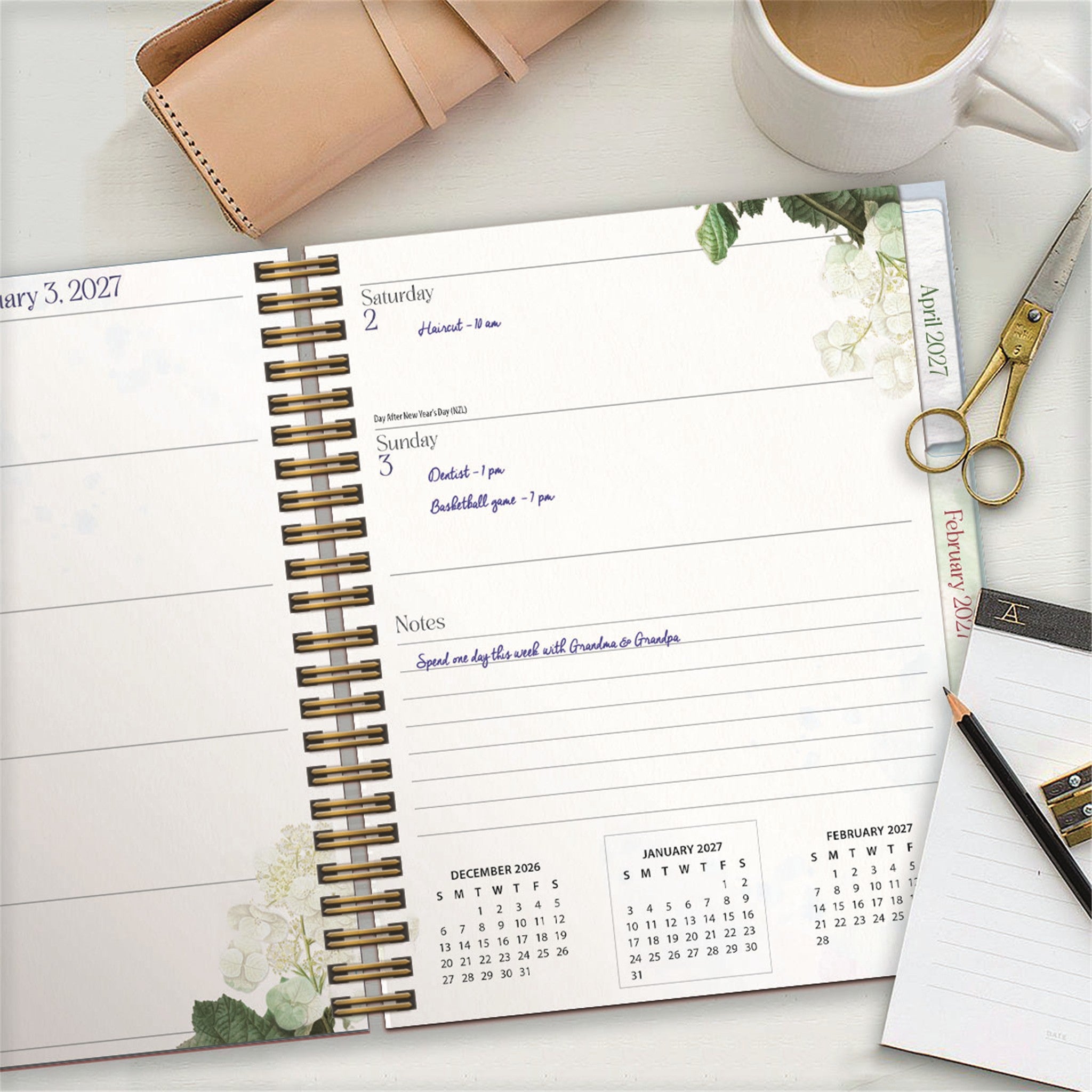 Botanical Gardens File It 2027 Engagement Calendar