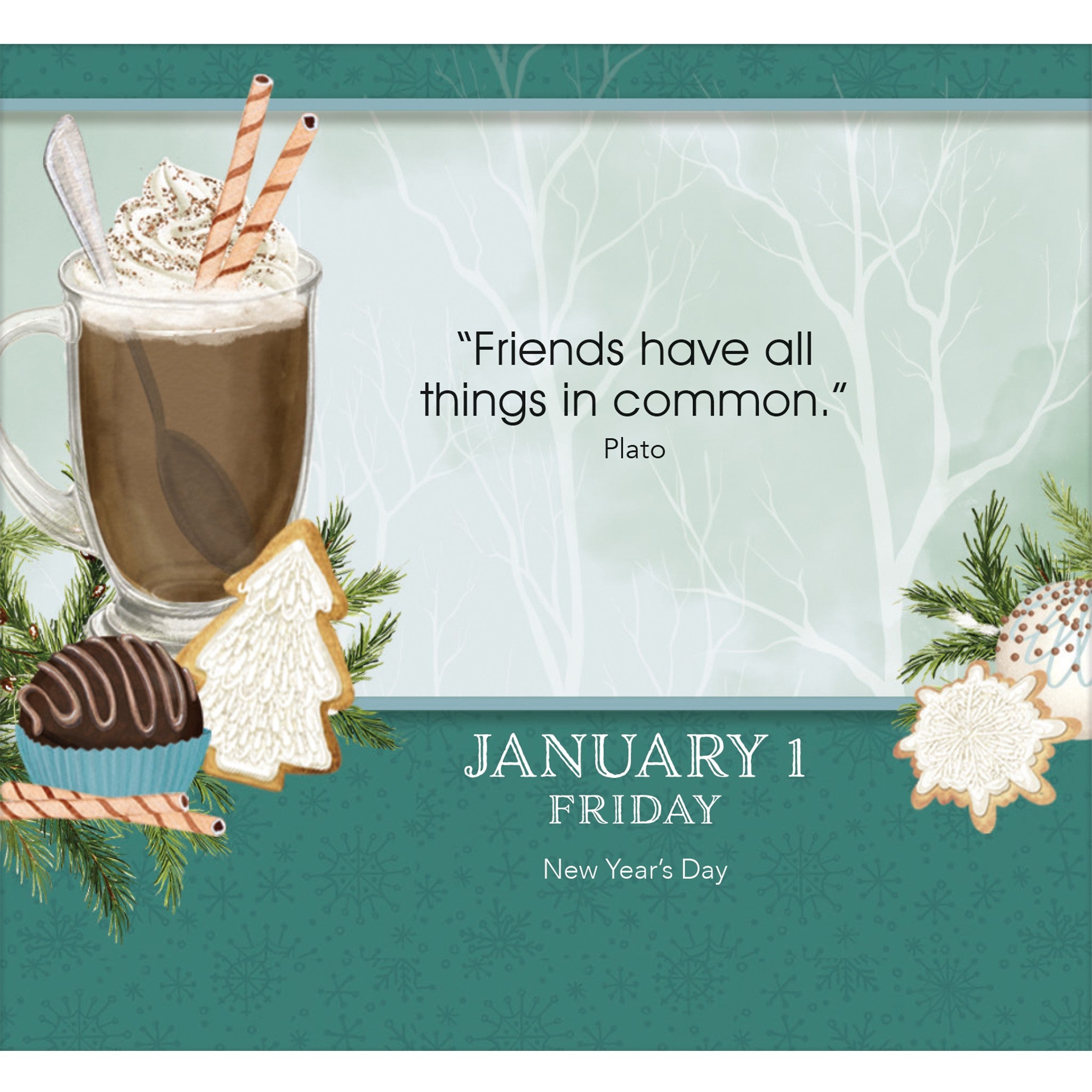 For A Dear Friend 2027 Small Box Calendar