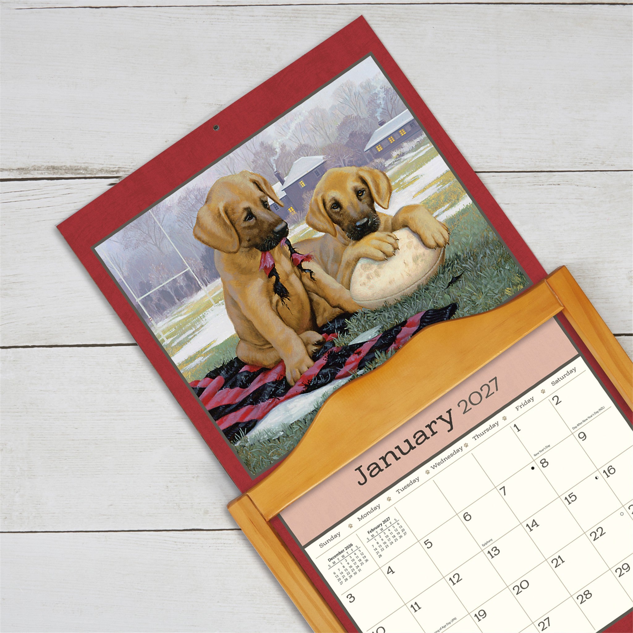 Puppy 2027 Wall Calendar - Online Only