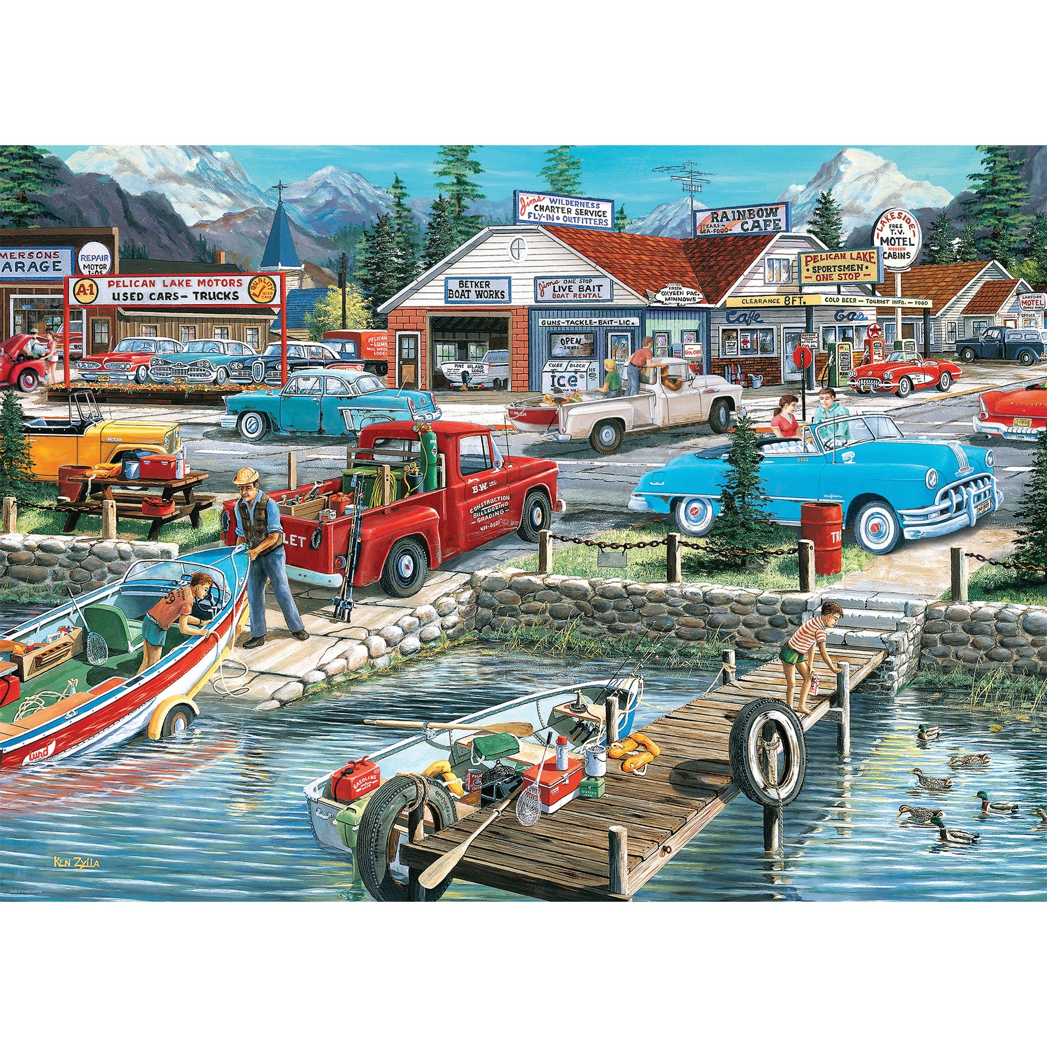 Let's Go Fishing 1000 Piece Puzzle