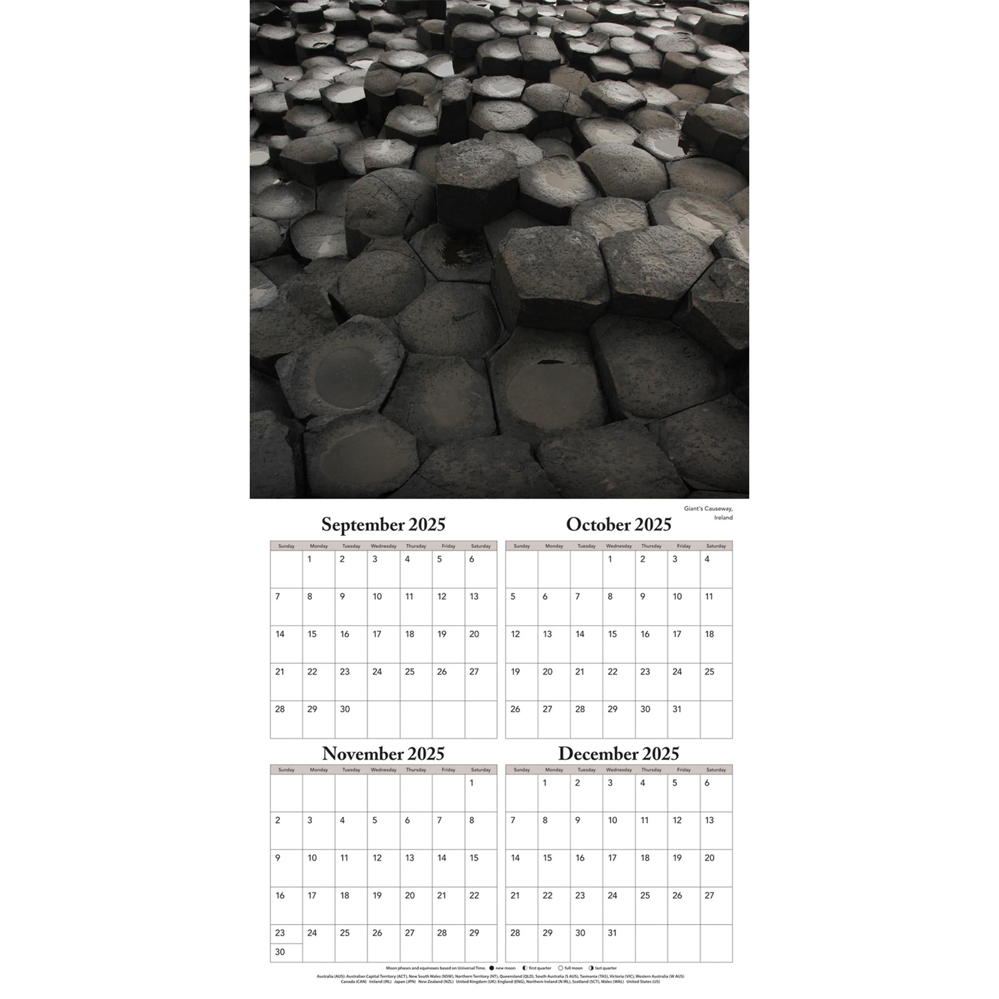 Natures Wonders Mini  2026 Calendar