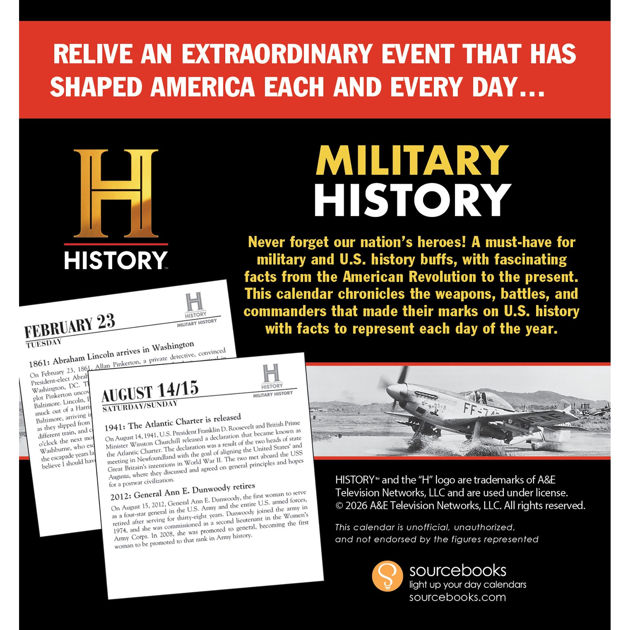 History Channel This Day in Military History 2027 Box Calendar - Online Only