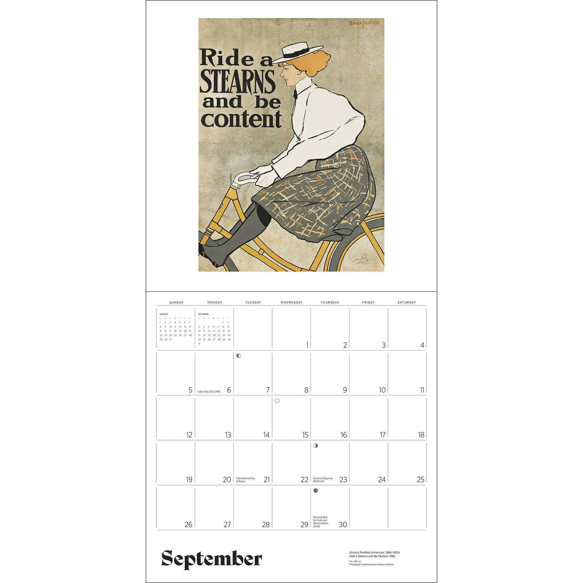 Bicycles Vintage Posters 2027 Wall Calendar - Online Only