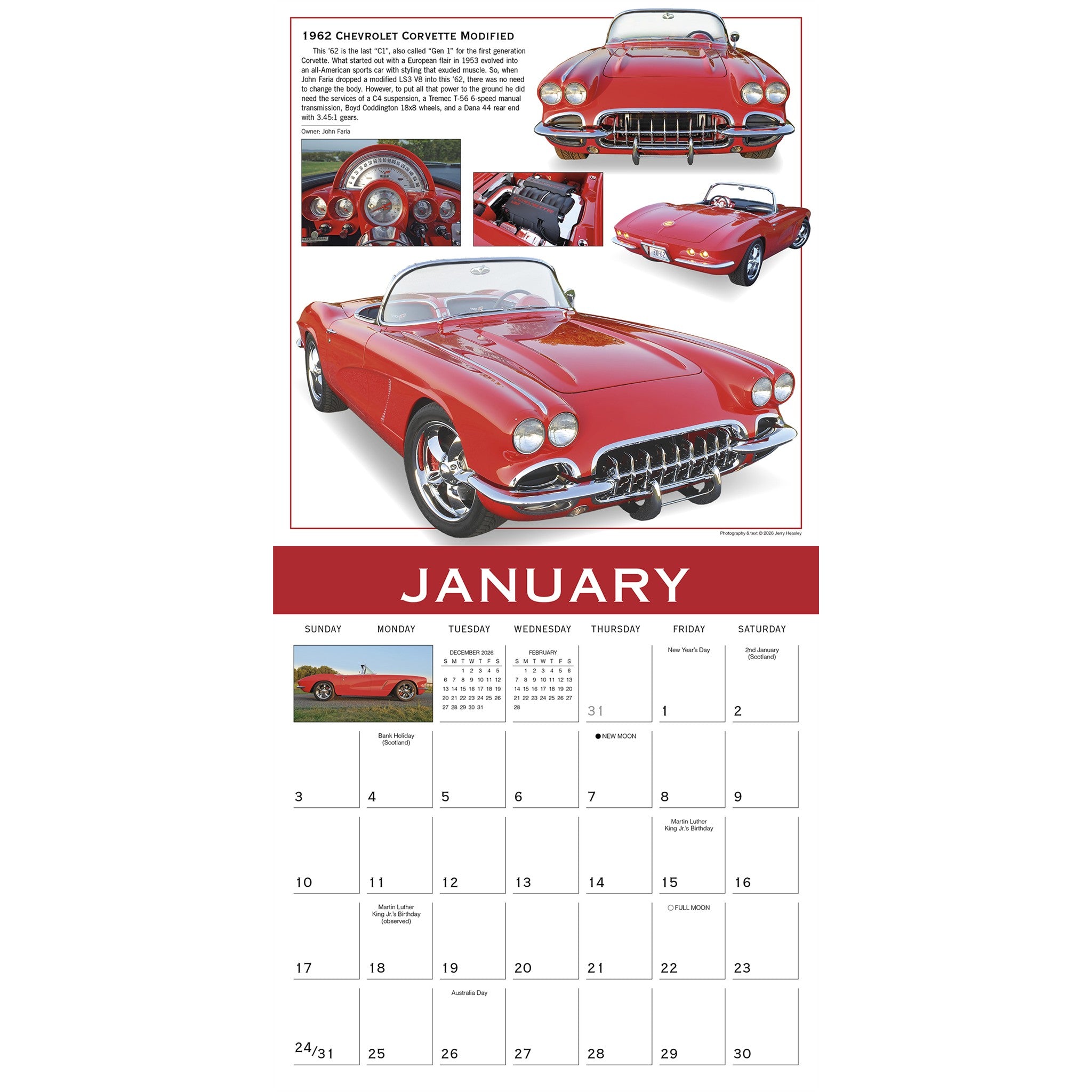 Classics: Ultimate Automobiles 2027 Wall Calendar