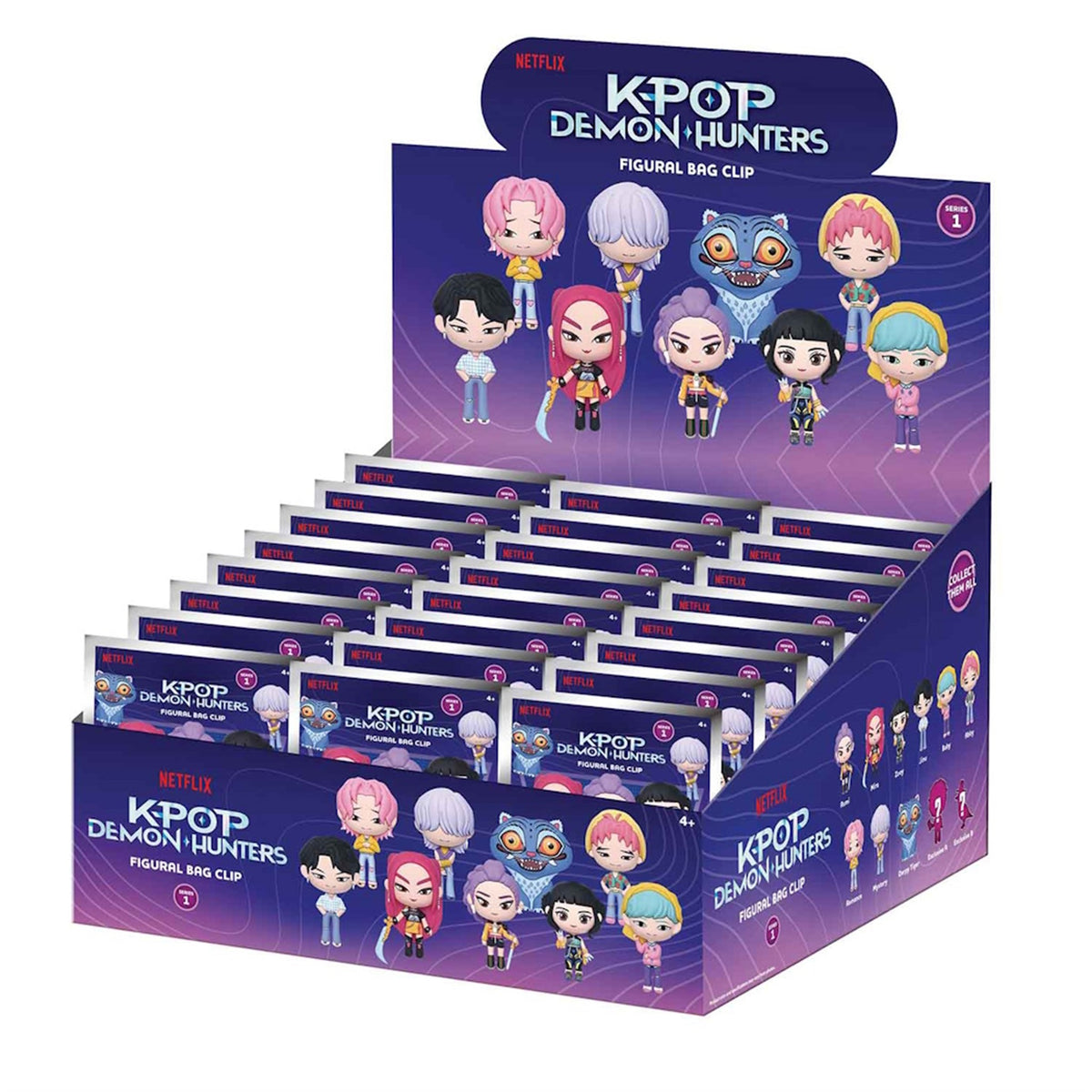K-Pop Demon Hunters Blind‑Pack Bag Clips