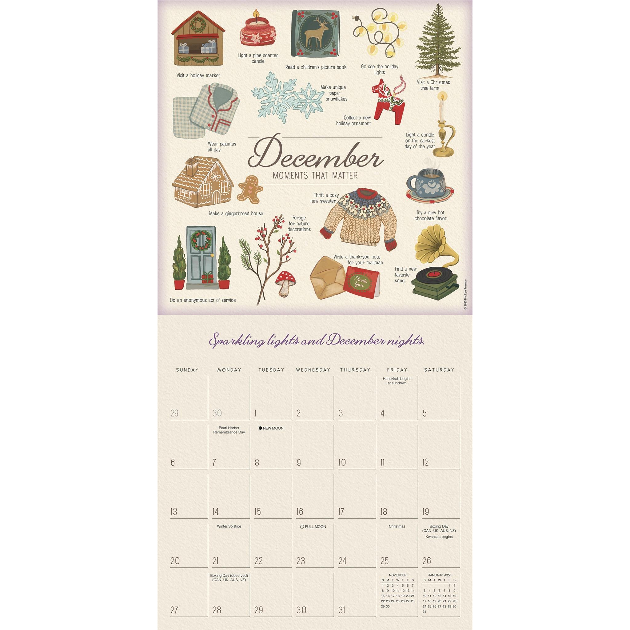 Moments That Matter 2026 Wall Calendar - Online Only