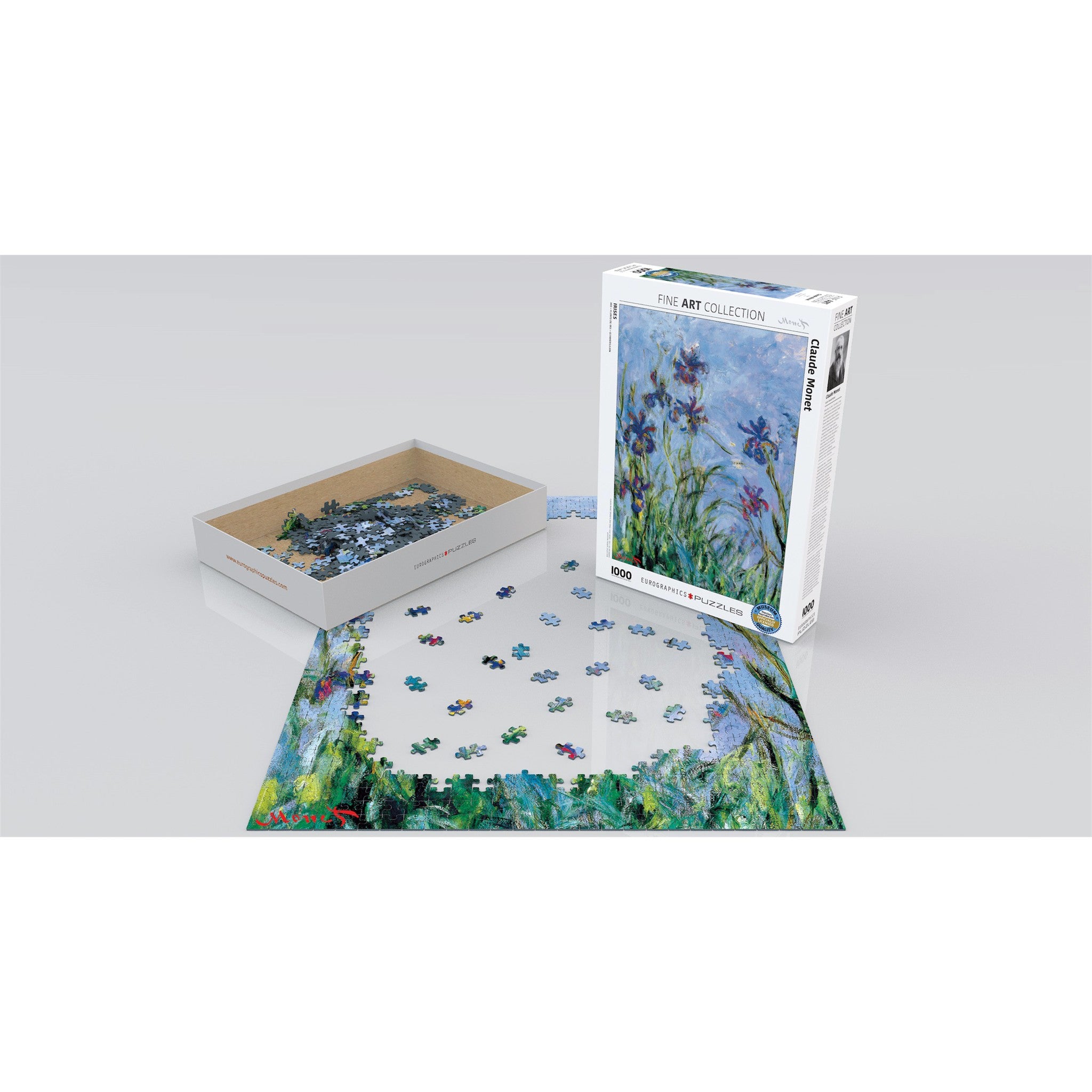 Irises 1000 Piece Puzzle - Online Only