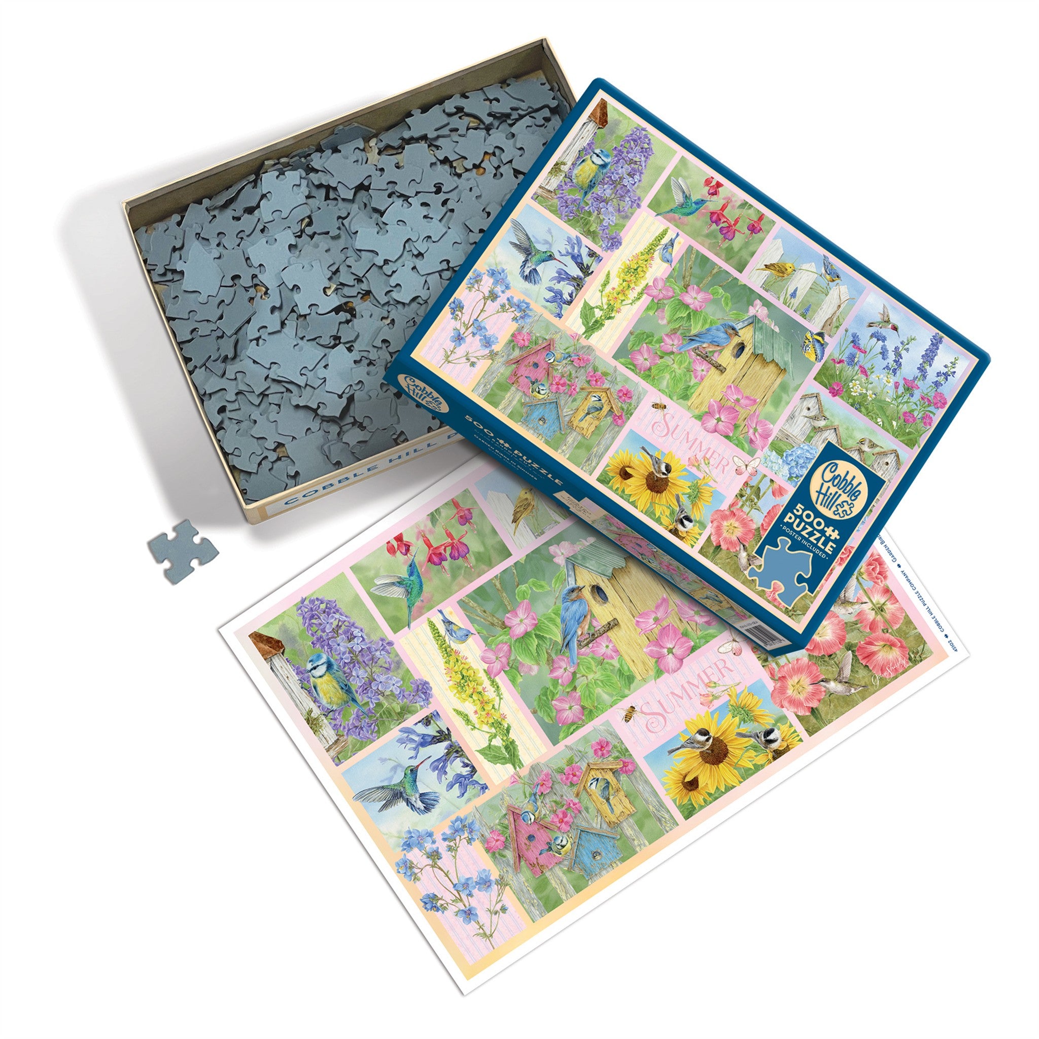 Garden Birds in Summer 500 Piece Puzzle