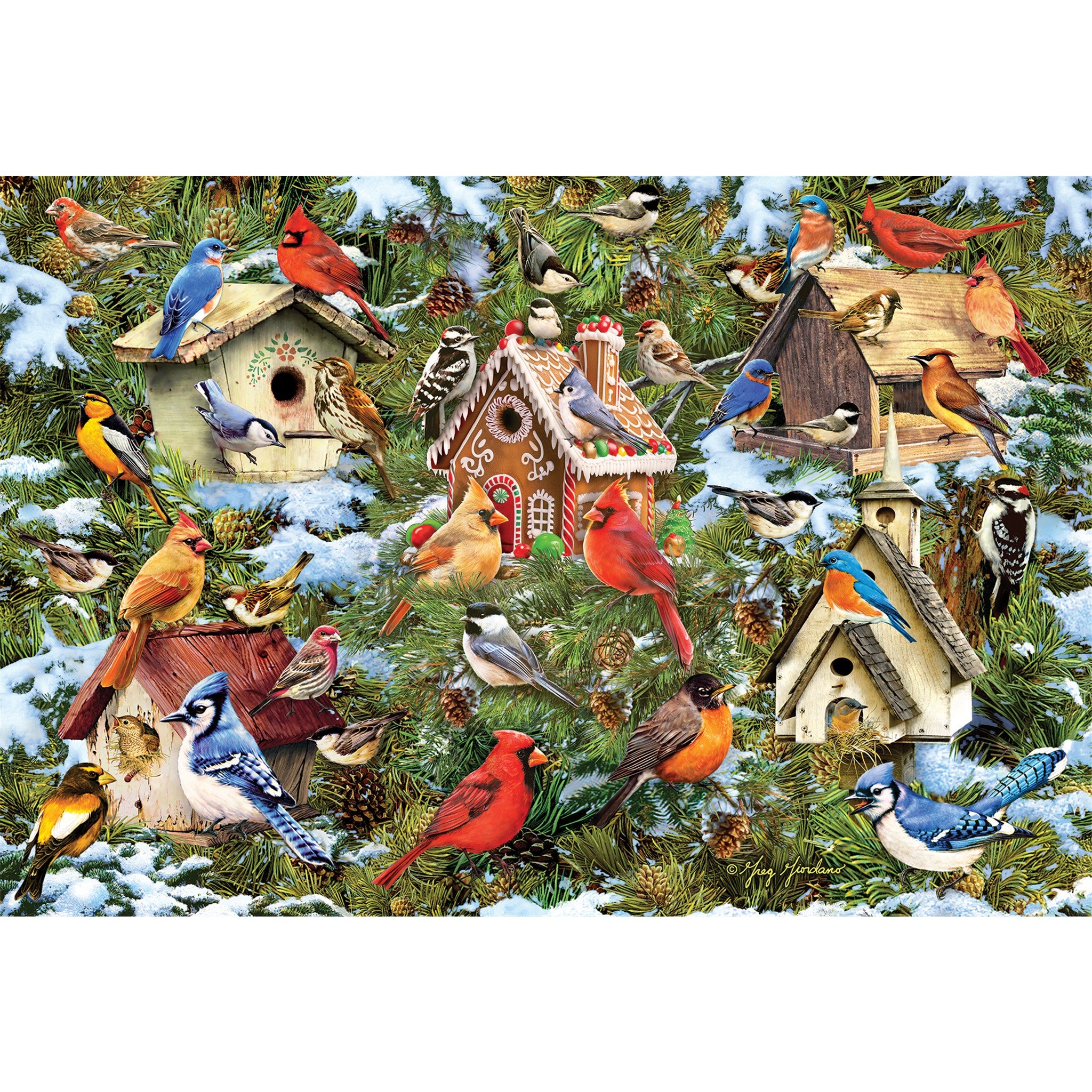 The Crowded Tree 2000 Piece Puzzle