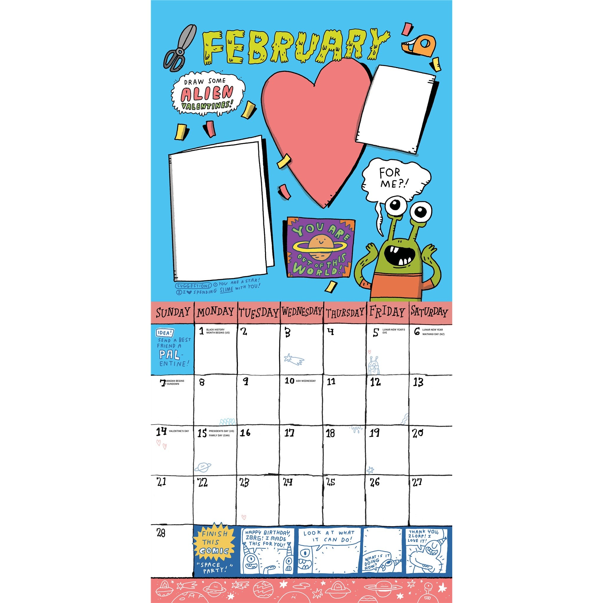 Kids Awesome Activity 2027 Wall Calendar