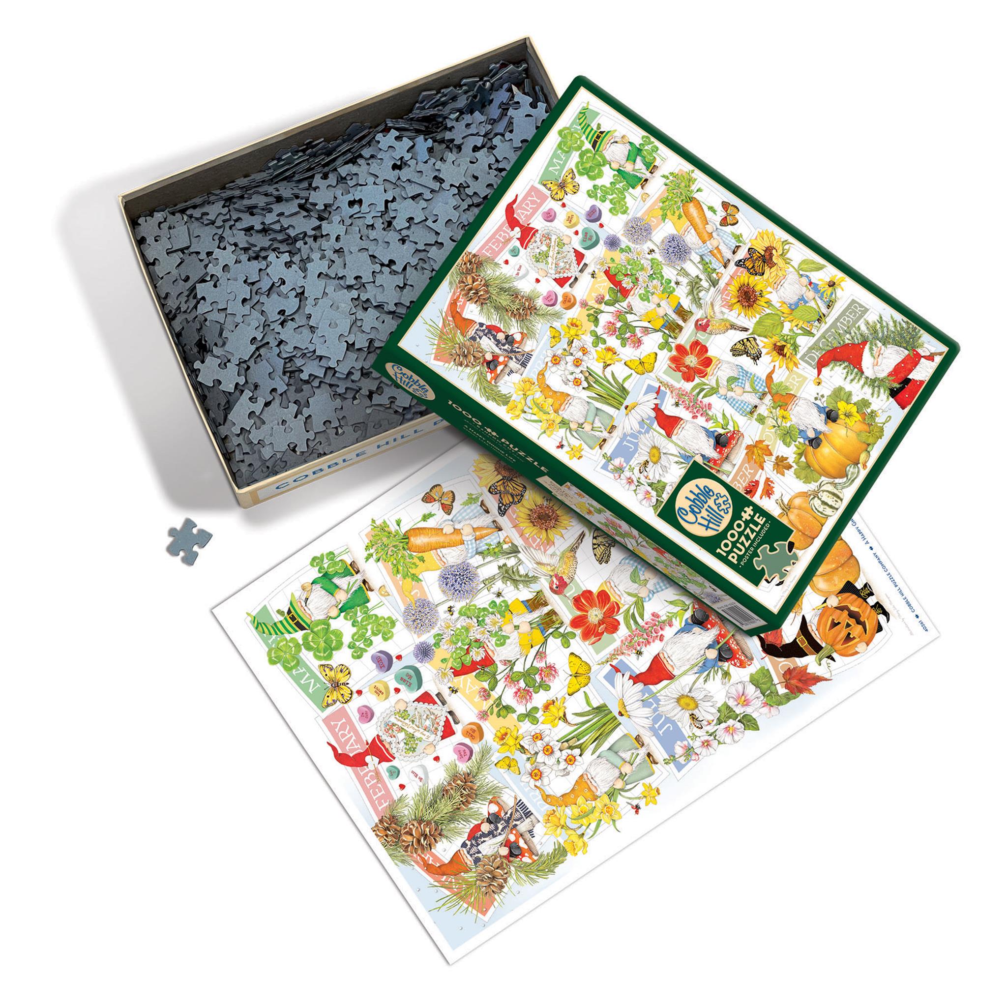 A Happy Gnome Life 1000 Piece Puzzle