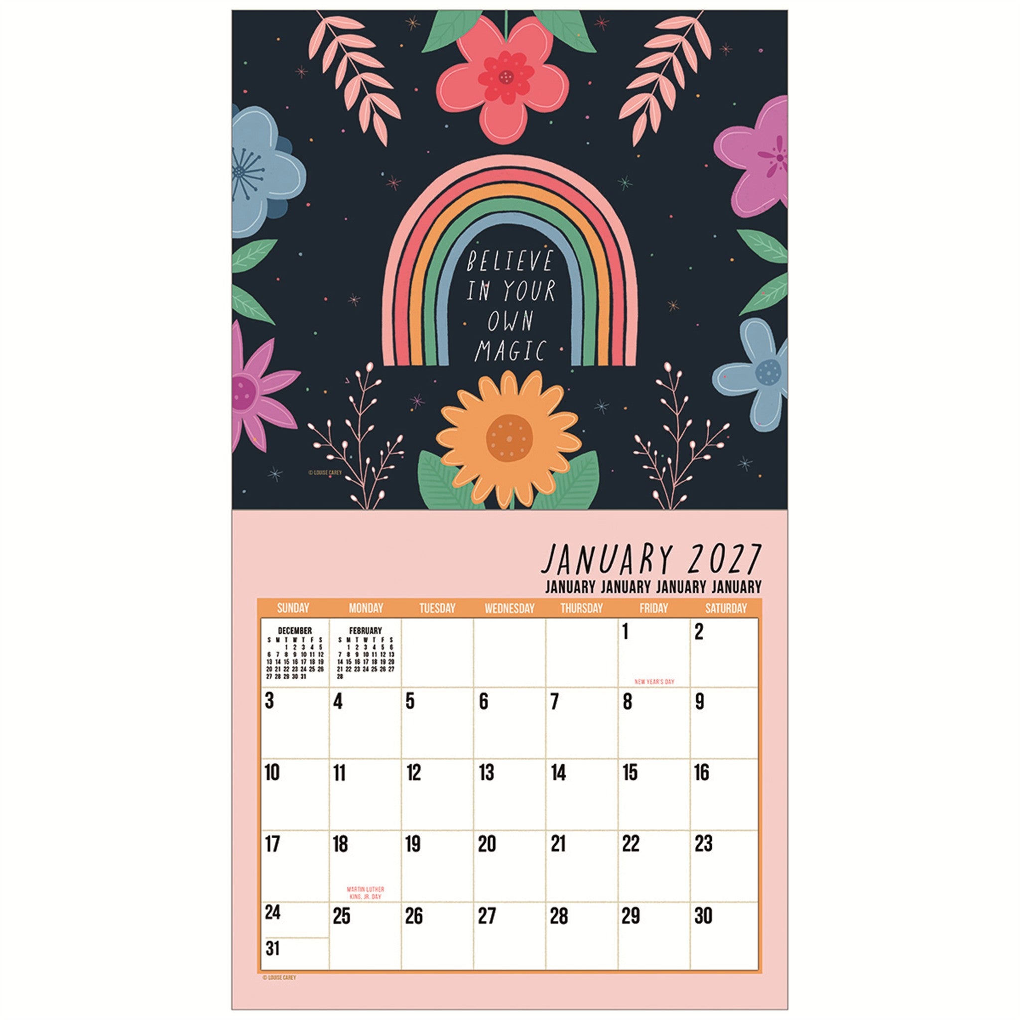 Live, Laugh, Love 2027 Wall Calendar