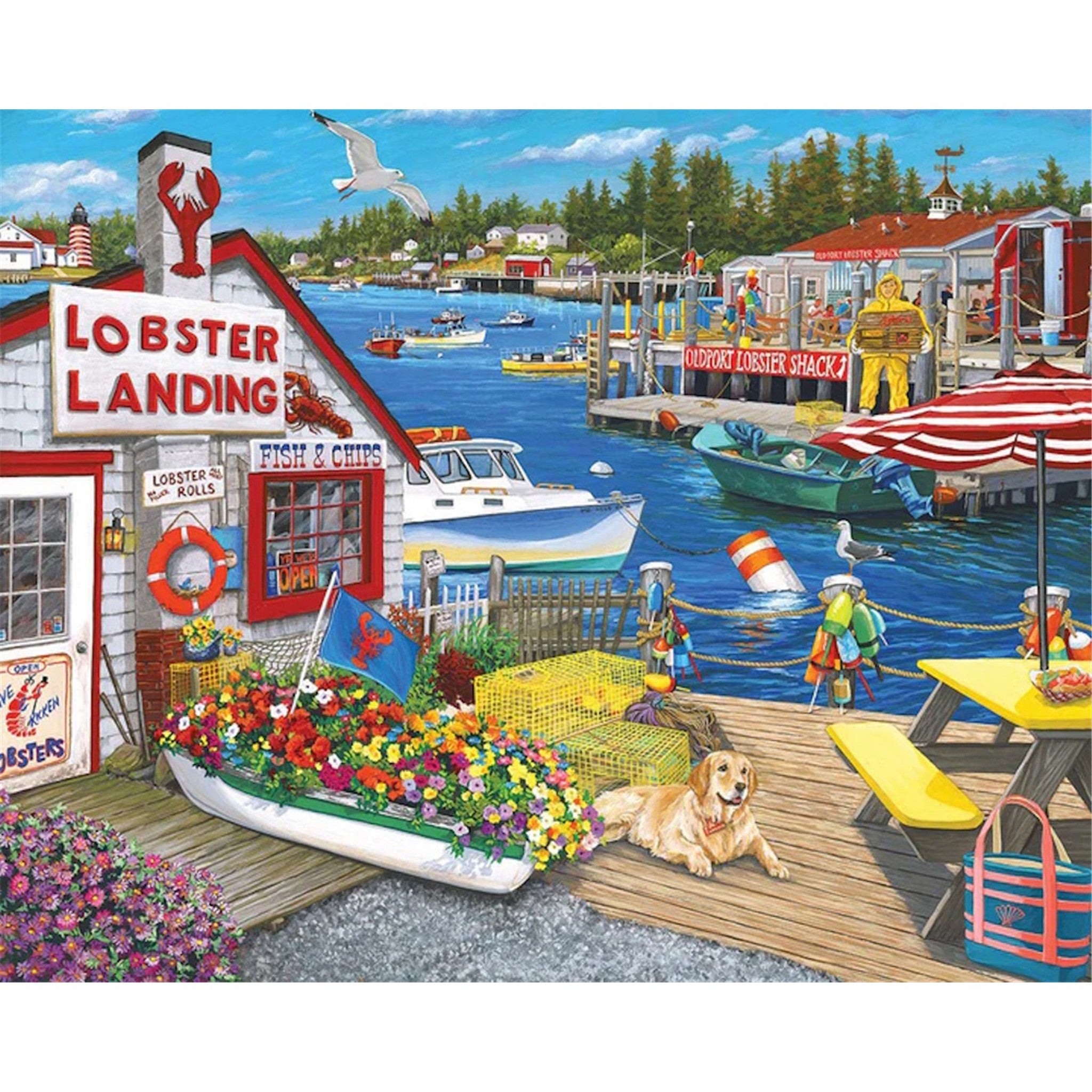 Lobster Landing 1000 Piece Puzzle