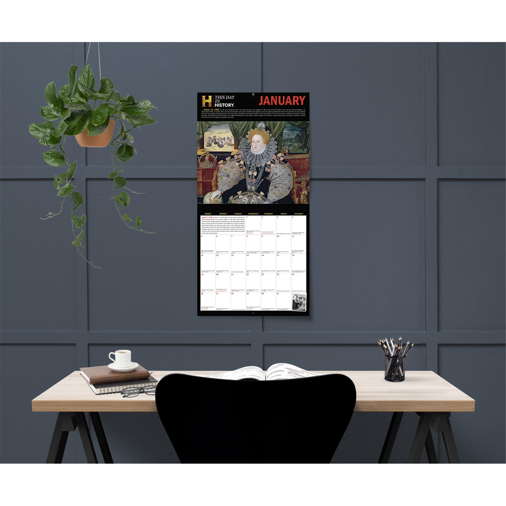 History Channel This Day In History Wall 2025 Calendar