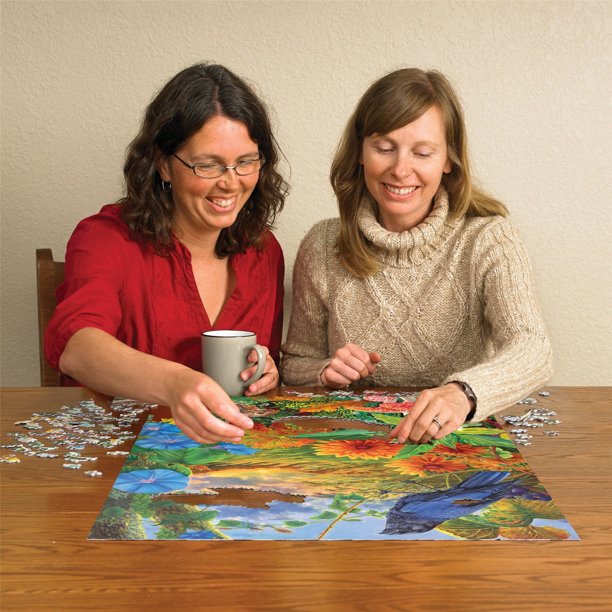 Woodland Gathering 1000 Piece Puzzle - Online Only