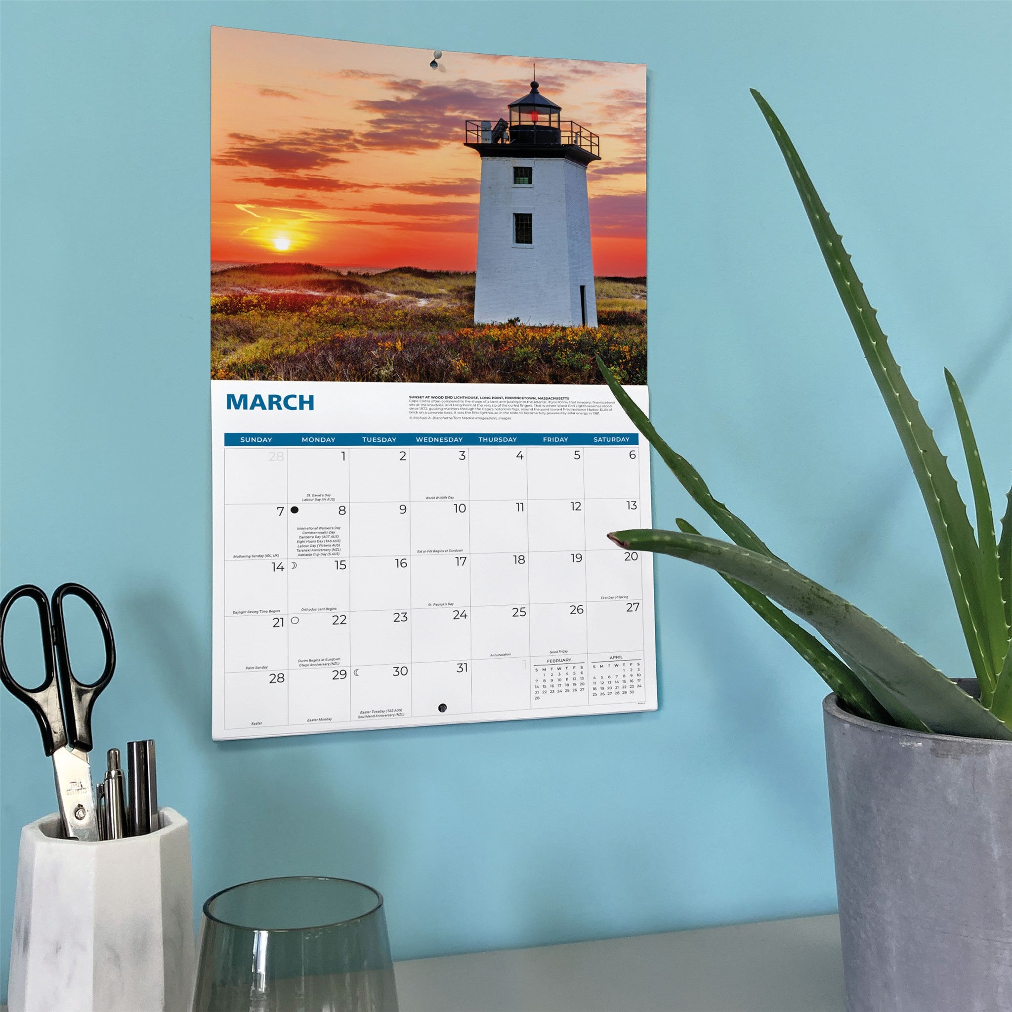 Lighthouses 2027 Wall Calendar