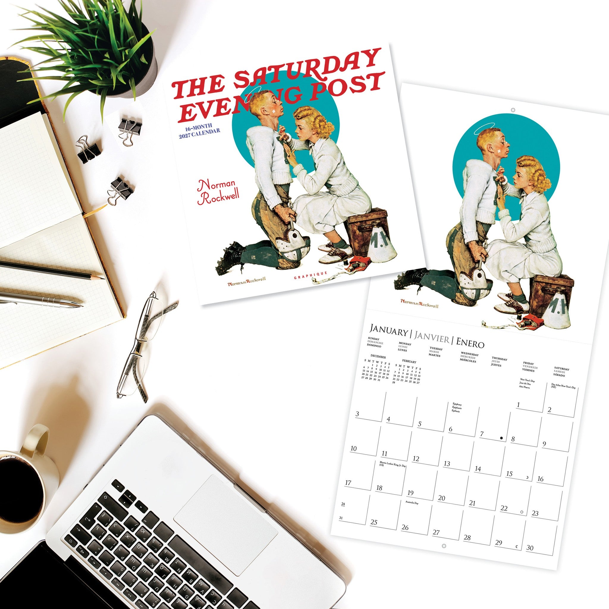 Saturday Evening Post 2027 Wall Calendar