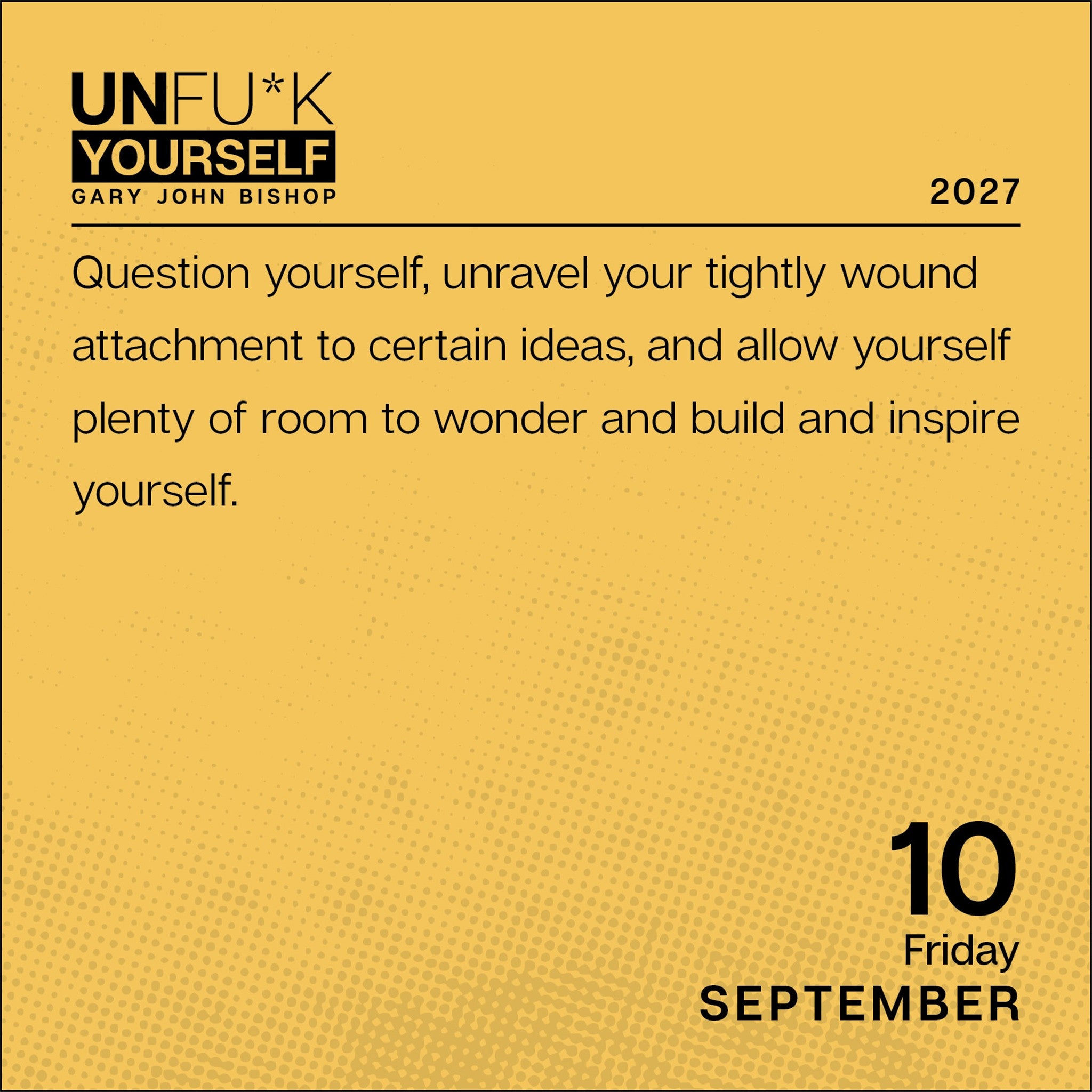 Unfu*k Yourself 2027 Box Calendar