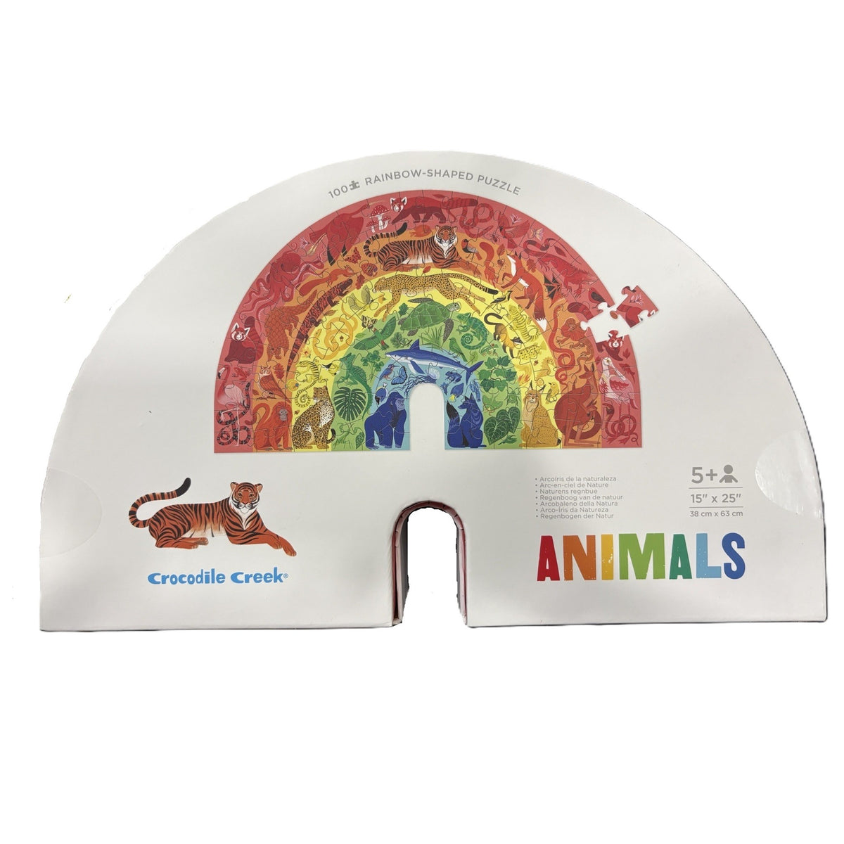 Holographic Rainbow Animals 100 Piece Puzzle
