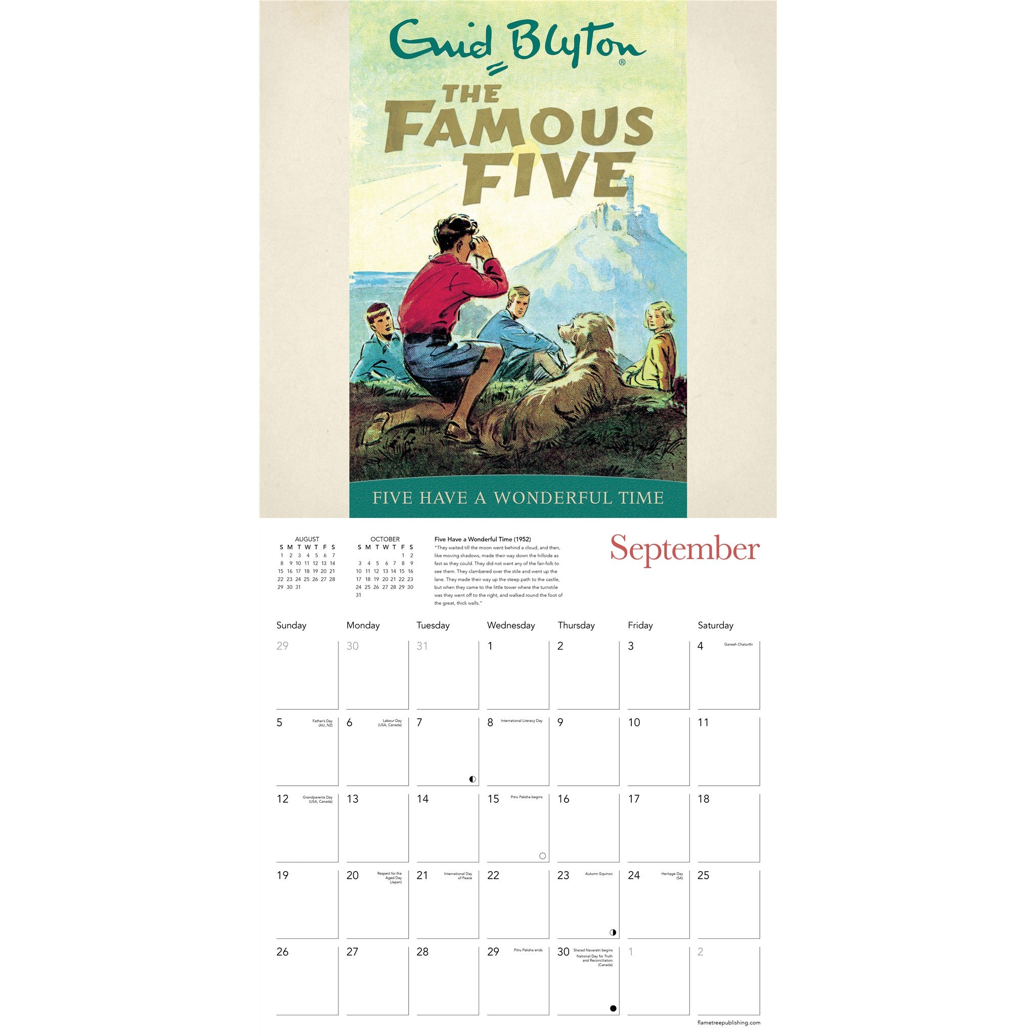 The Famous Five 2027 Wall Calendar - Online Only