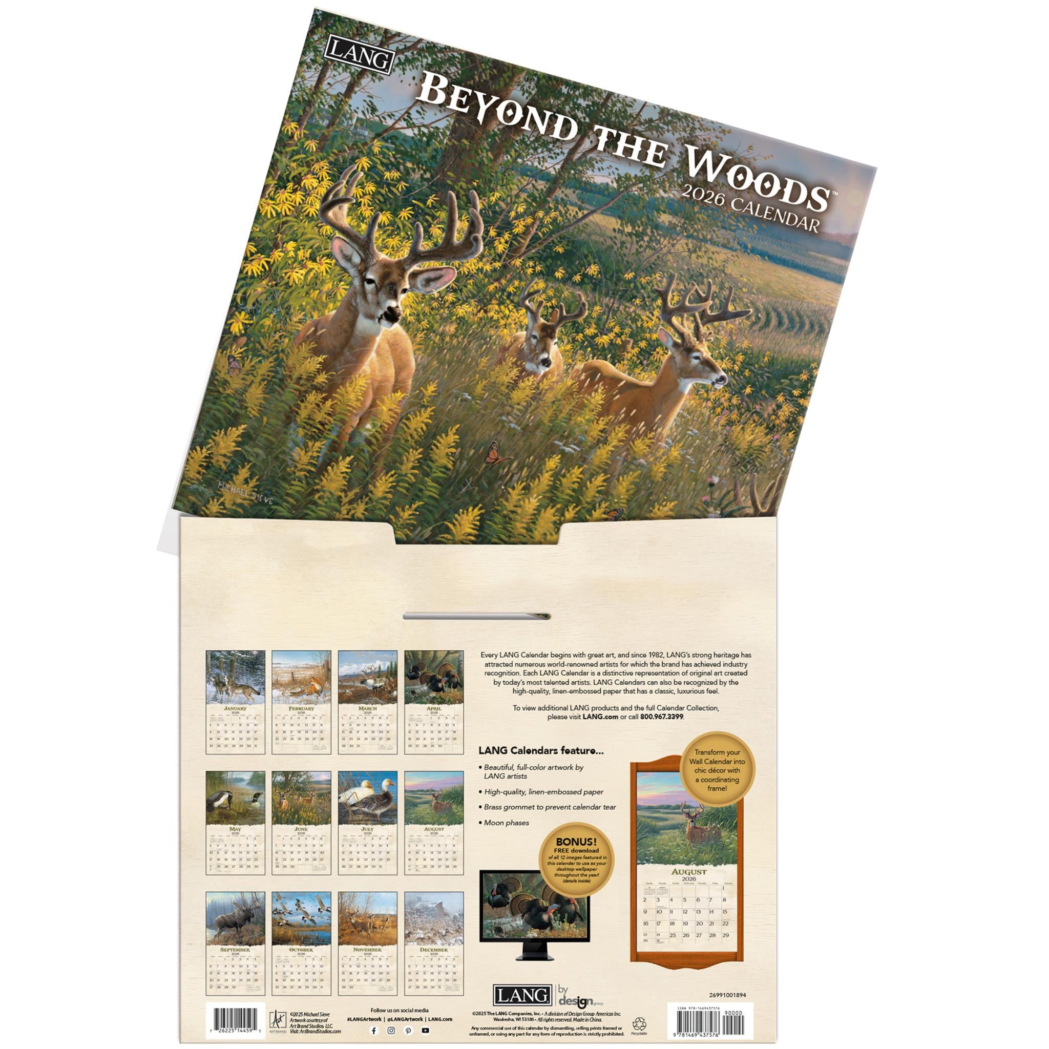 Beyond The Woods 2026 Deluxe Wall Calendar - Online Only