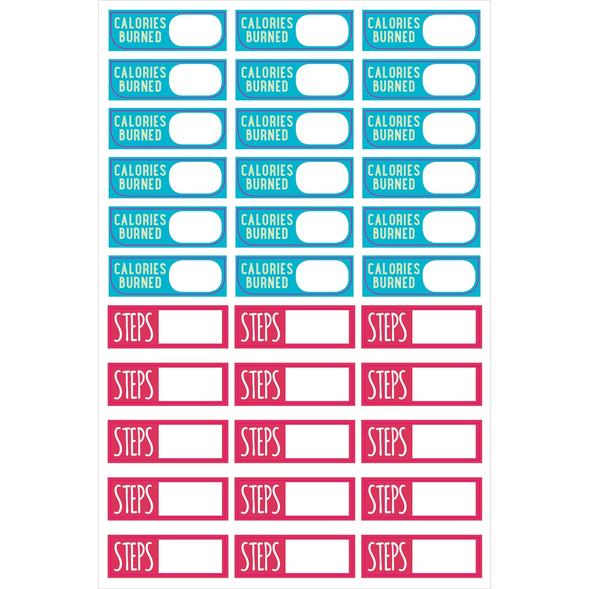 Health and Fitness Planner Stickers