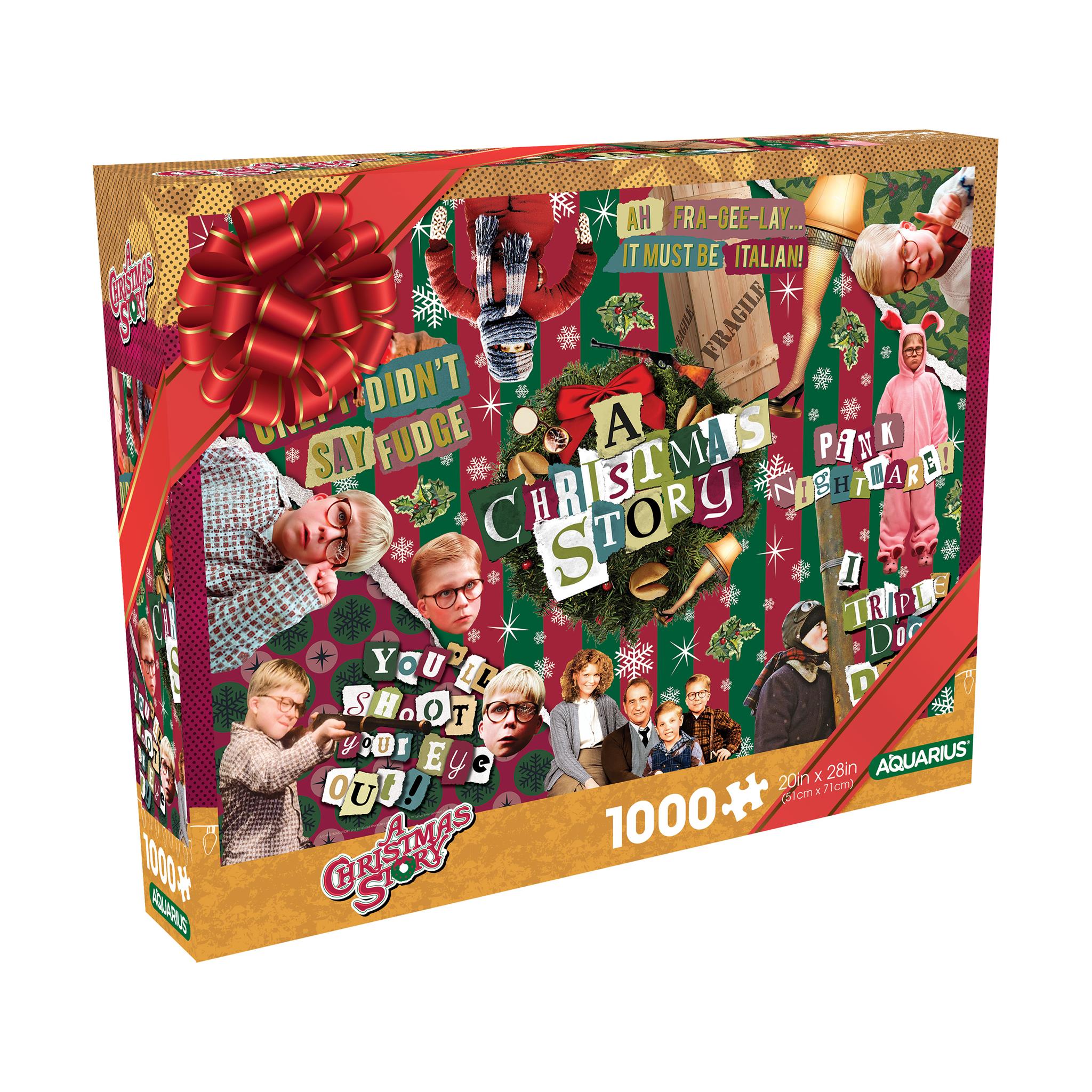 A Christmas Story Triple Dog Dare 1000 Piece Puzzle