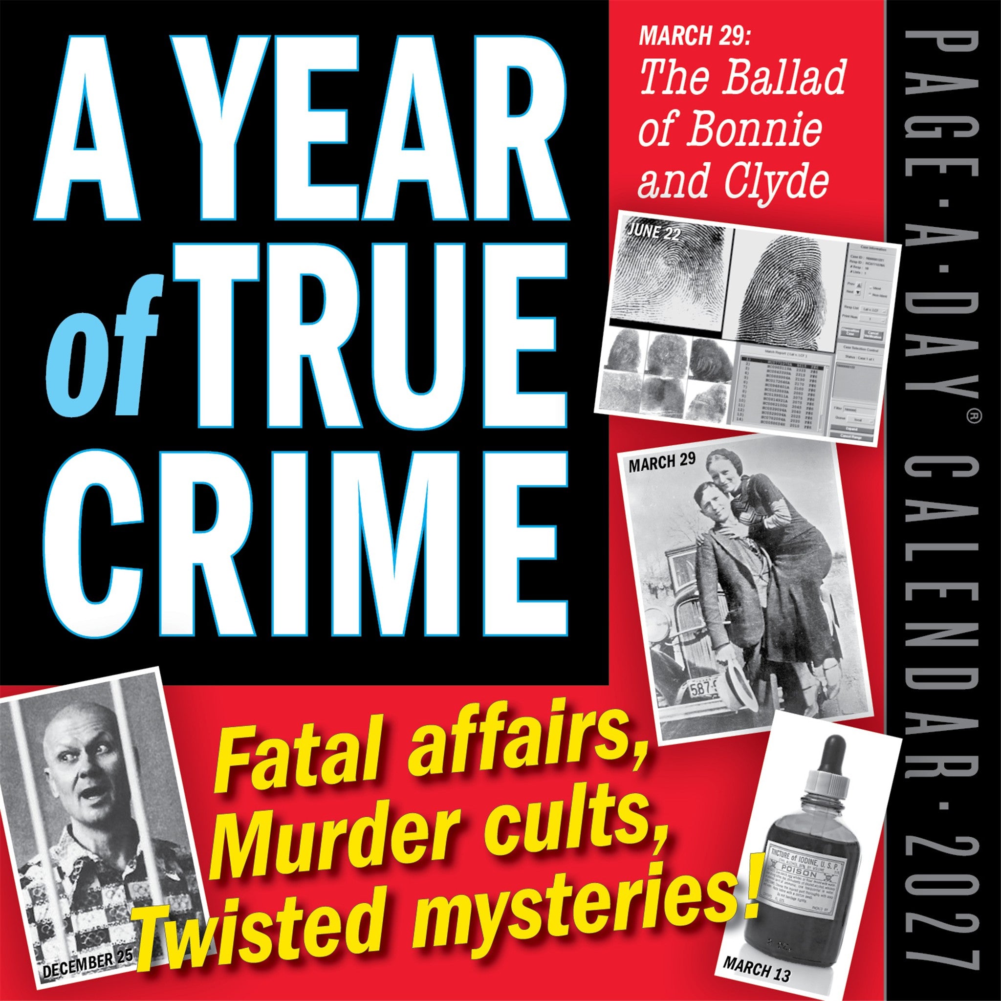 A Year of True Crime 2027 Box Calendar
