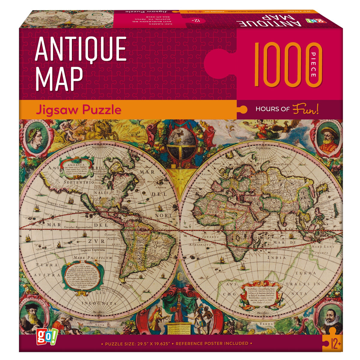Antique Map 1000 Piece Puzzle